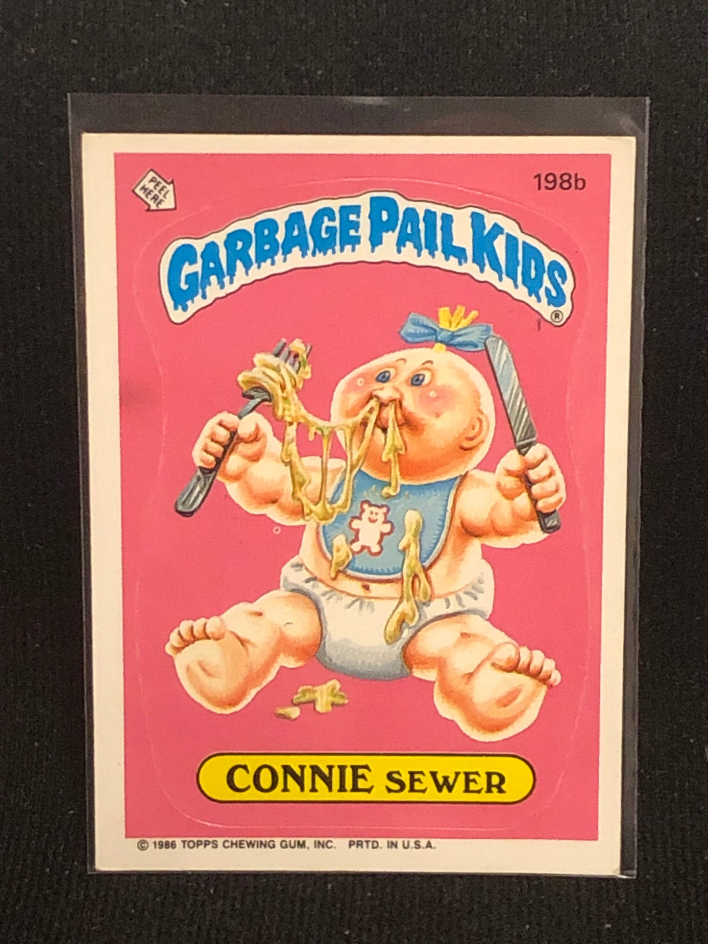 Garbage Pail Kids Original Series 5 (os5) 198b Connie Sewer