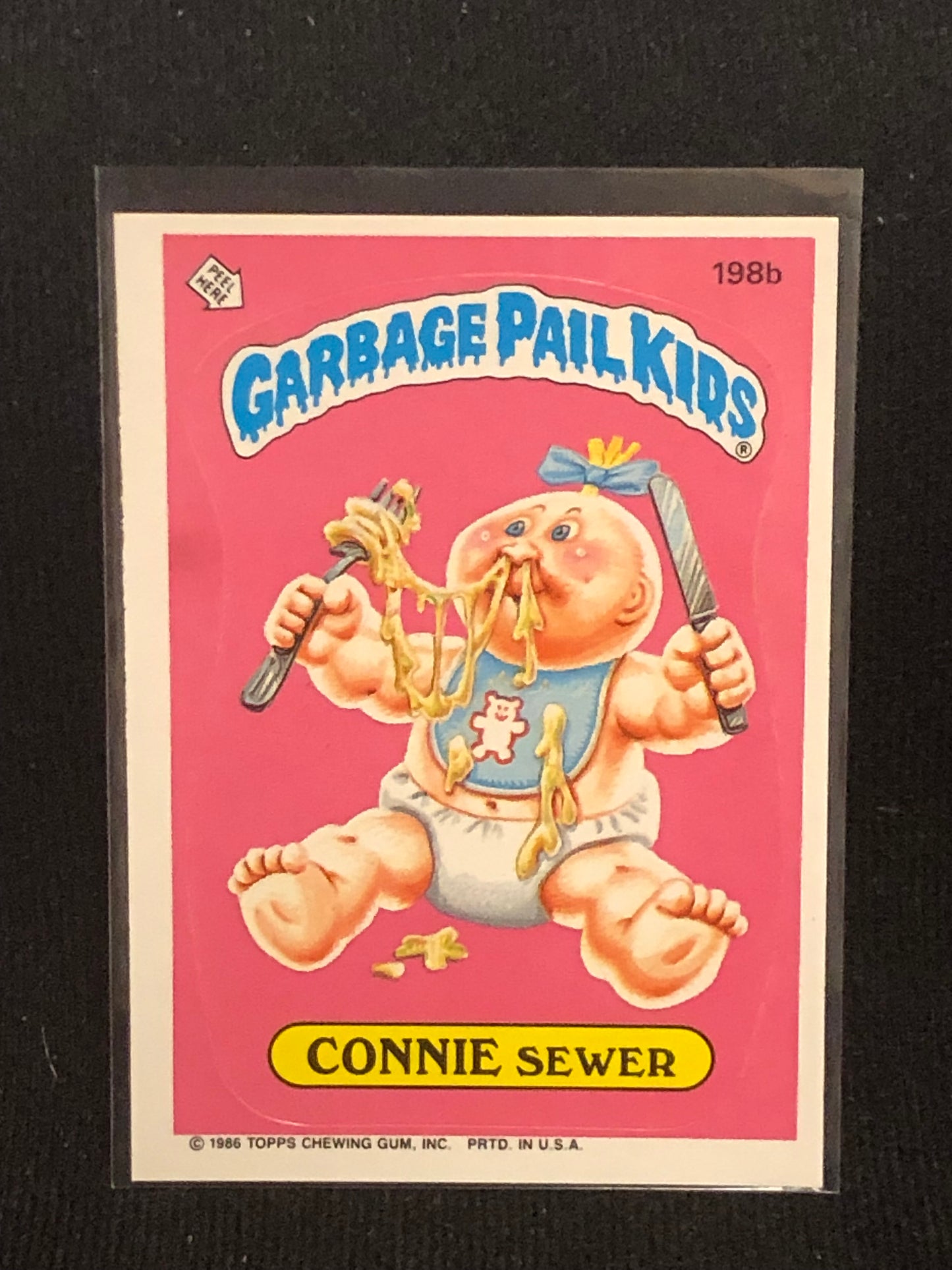 Garbage Pail Kids Original Series 5 (os5) 198b Connie Sewer