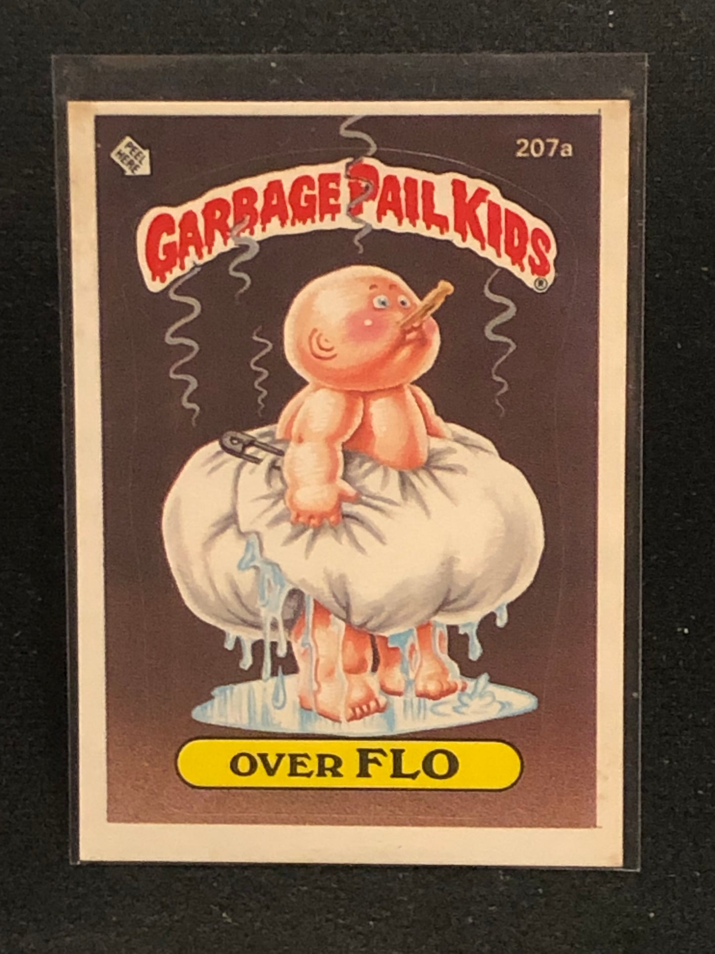 Garbage Pail Kids Original Series 6 (os6) 207a Over Flo