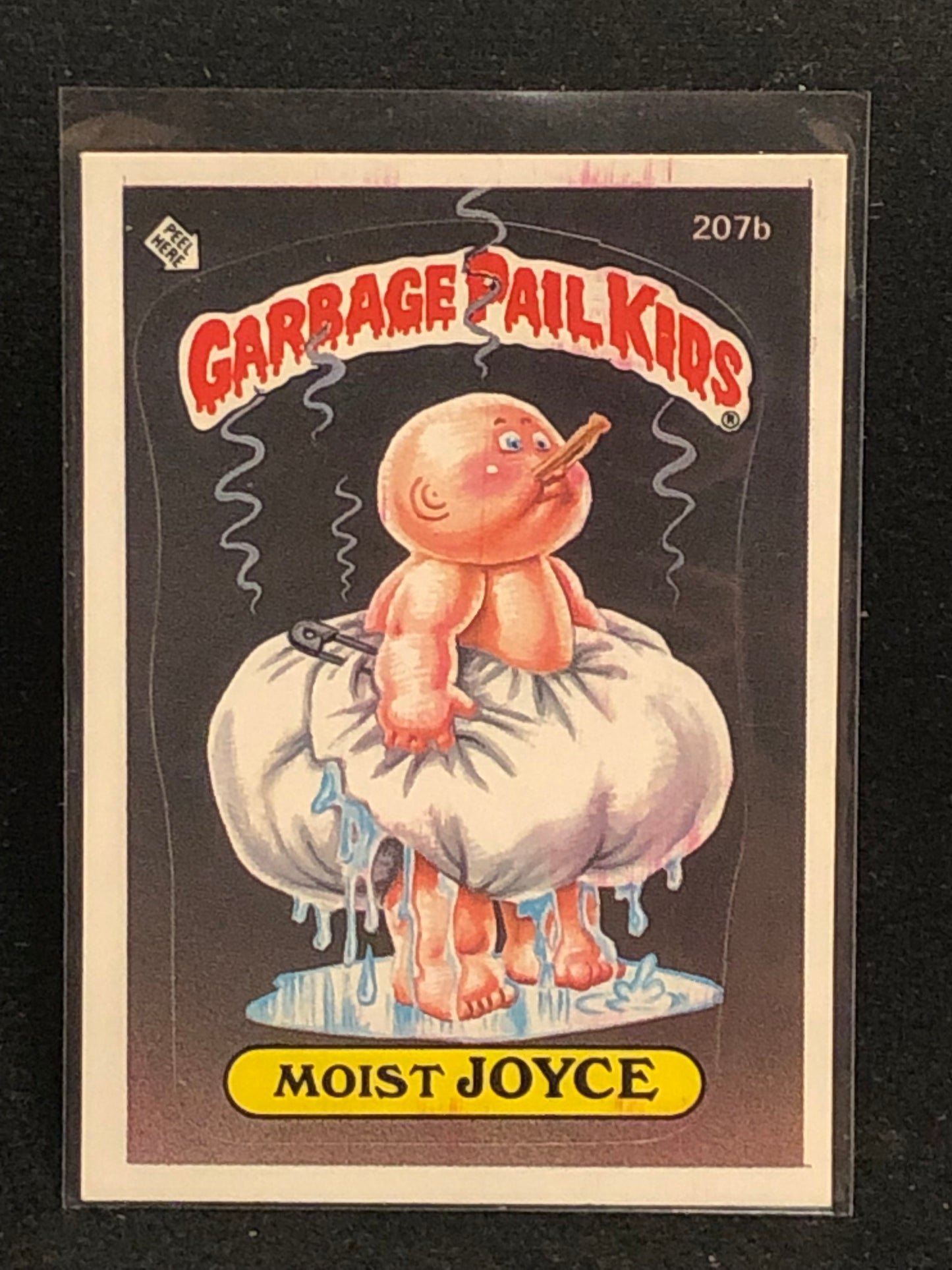 Garbage Pail Kids Original Series 6 (os6) 207b Moist Joyce