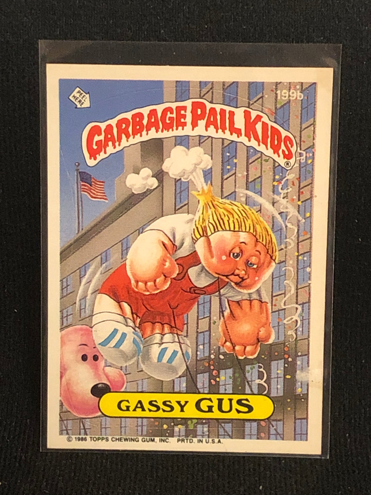 Garbage Pail Kids Original Series 5 (os5) 199b Gassy Gus