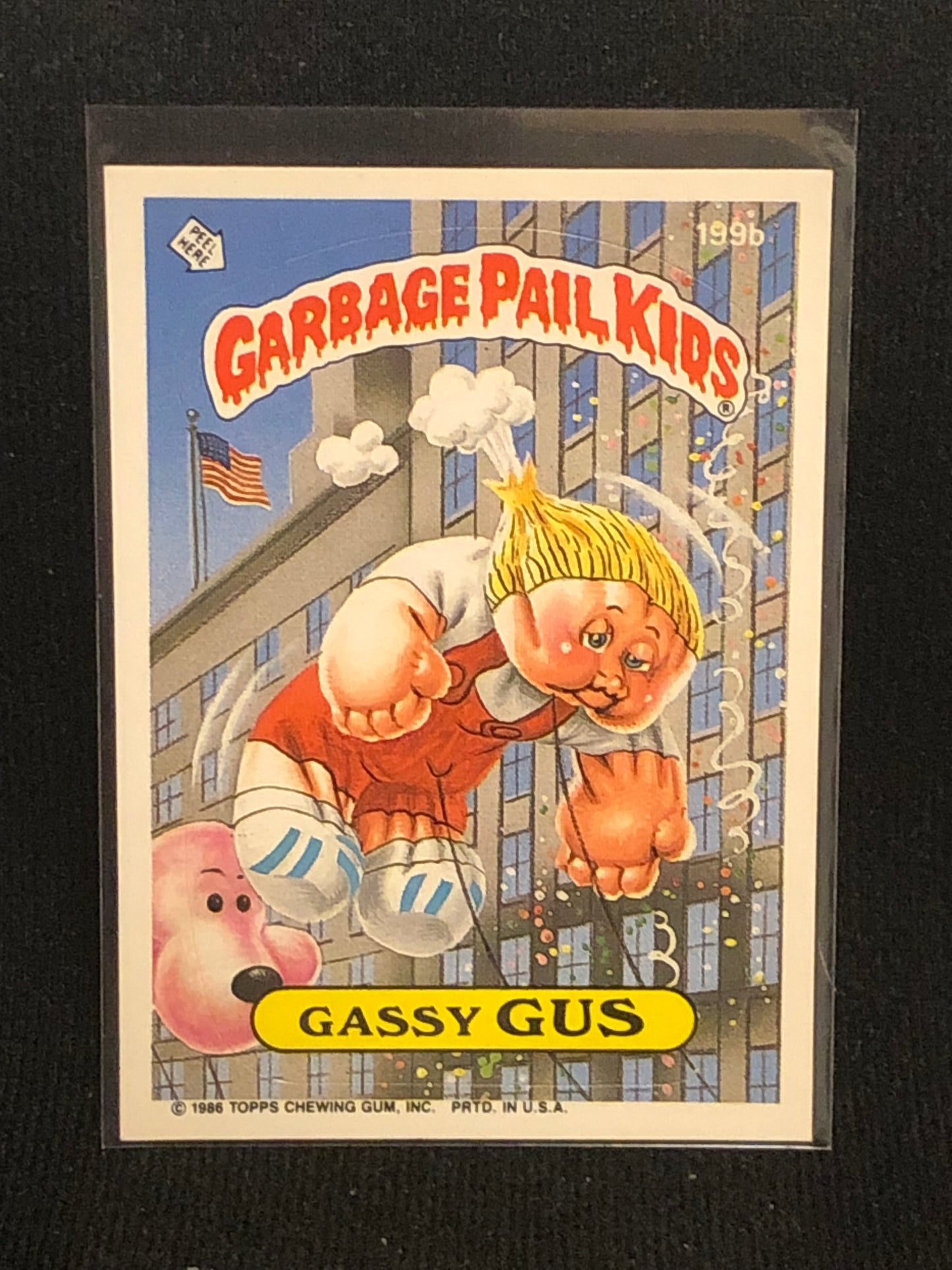 Garbage Pail Kids Original Series 5 (os5) 199b Gassy Gus