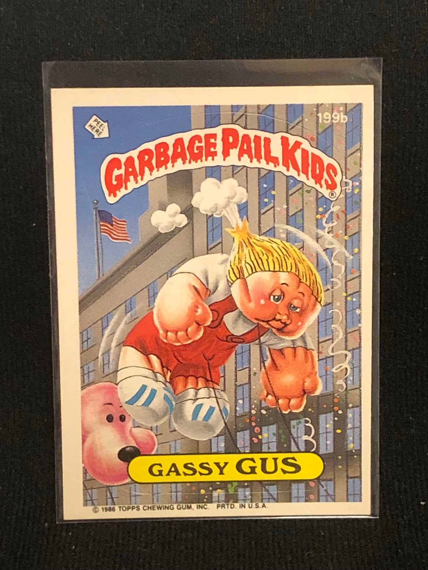 Garbage Pail Kids Original Series 5 (os5) 199b Gassy Gus