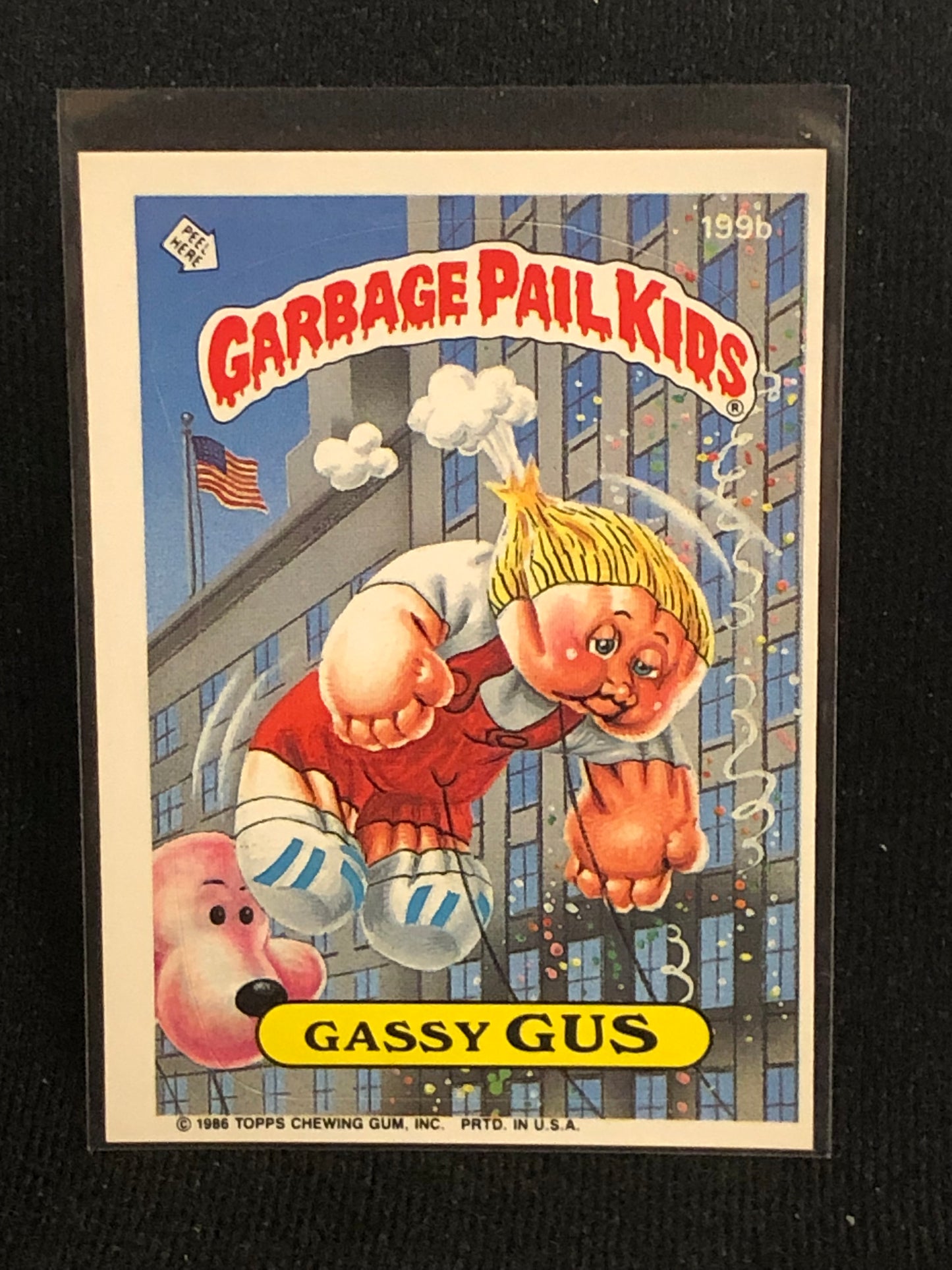 Garbage Pail Kids Original Series 5 (os5) 199b Gassy Gus