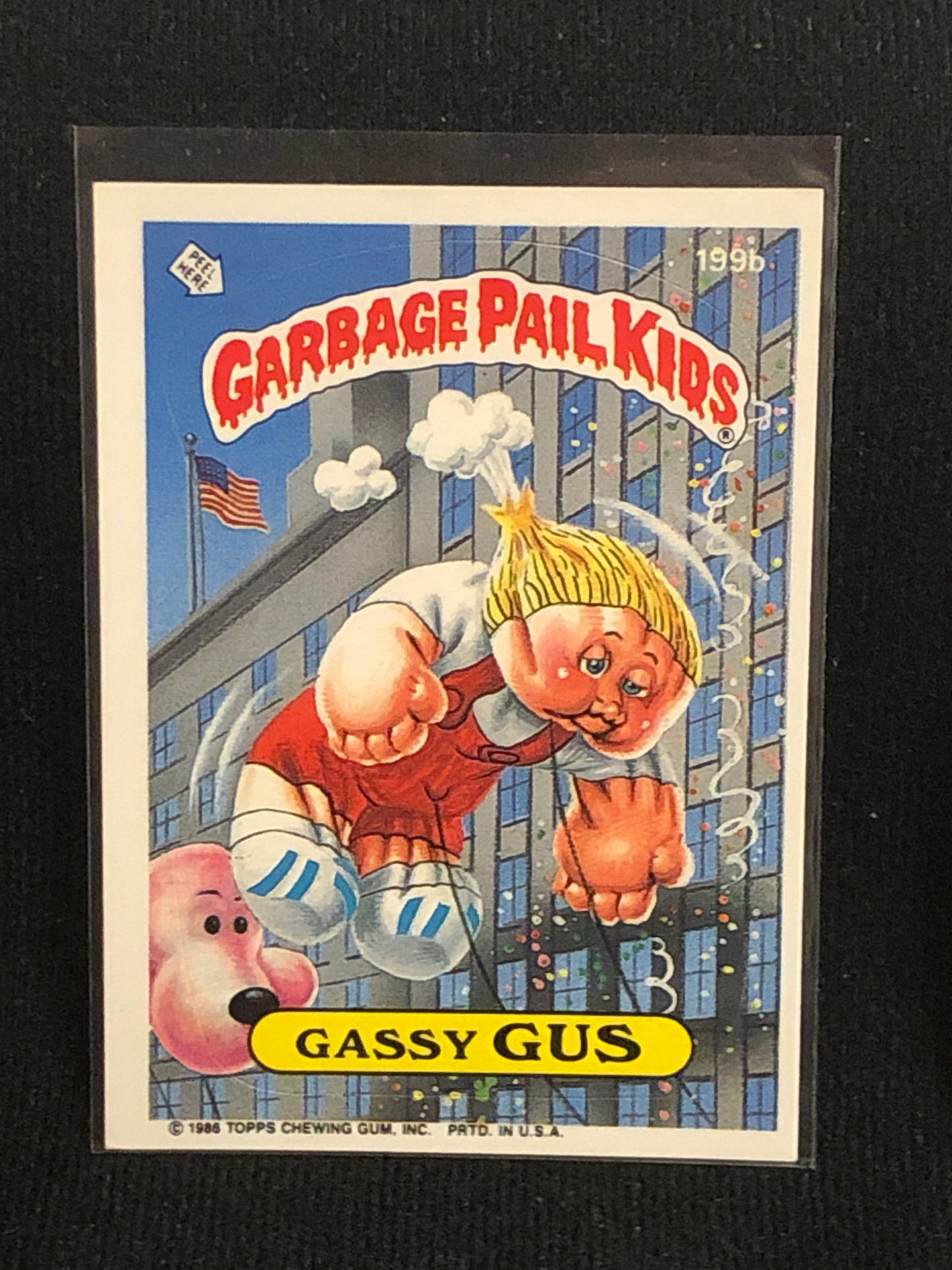 Garbage Pail Kids Original Series 5 (os5) 199b Gassy Gus