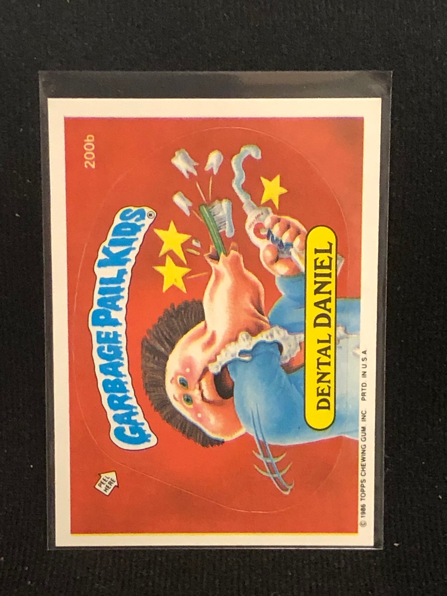 Garbage Pail Kids Original Series 5 (os5) 200b Dental Daniel