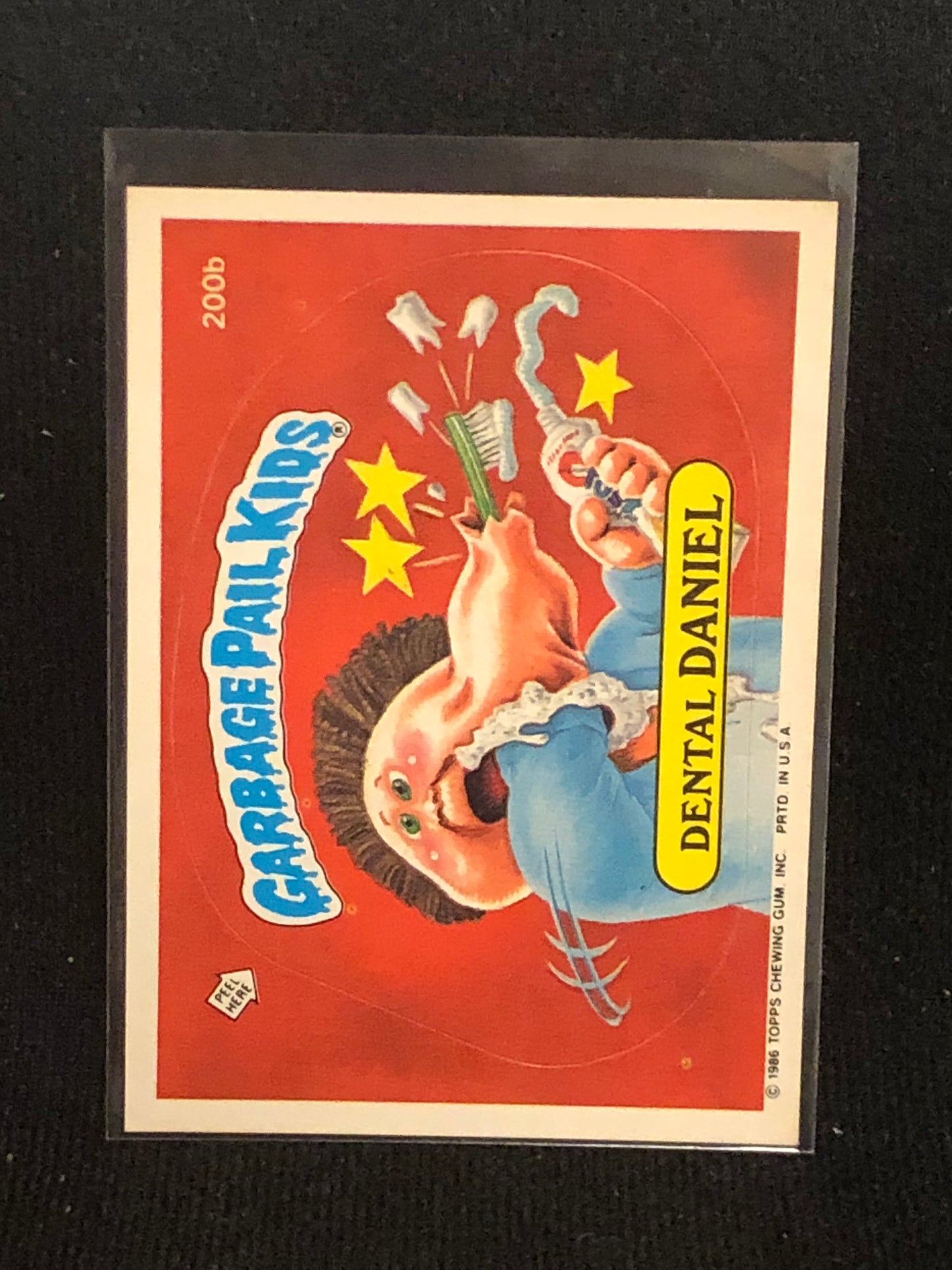 Garbage Pail Kids Original Series 5 (os5) 200b Dental Daniel