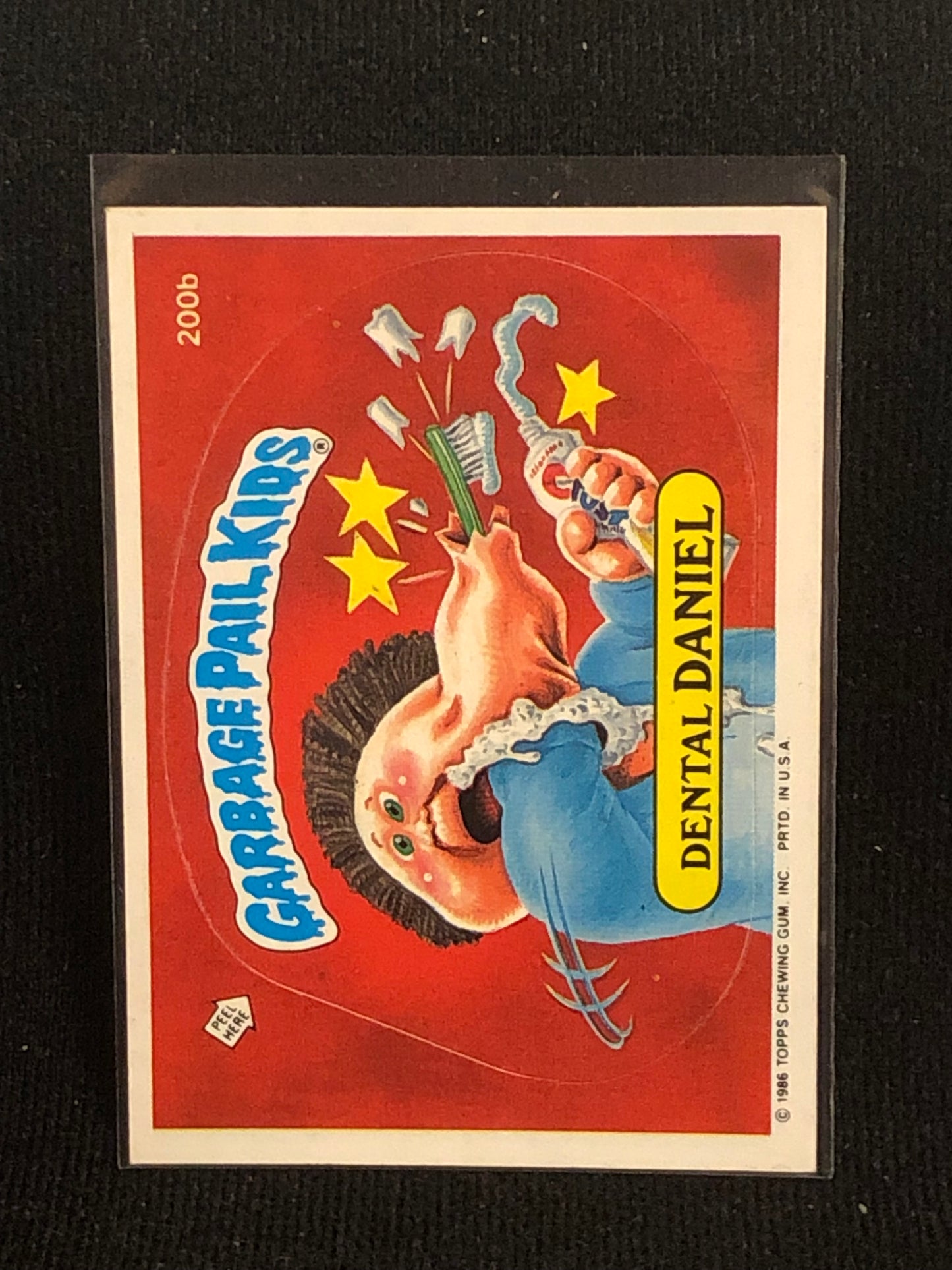 Garbage Pail Kids Original Series 5 (os5) 200b Dental Daniel