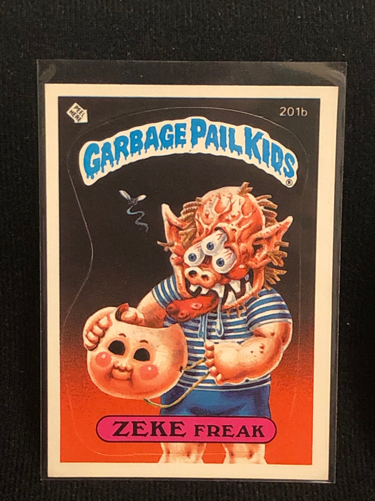 Garbage Pail Kids Original Series 5 (os5) 201b Zeke Freak