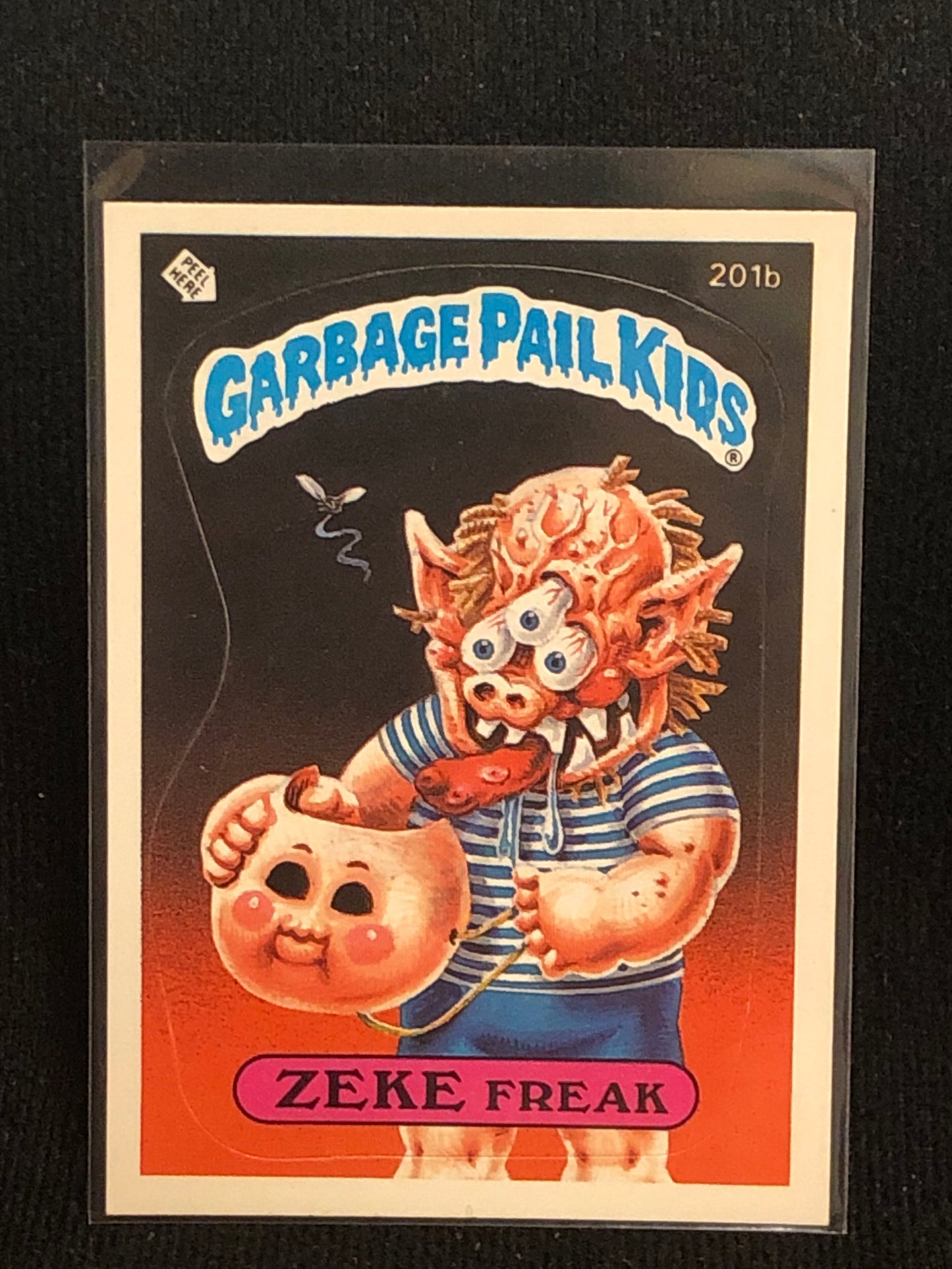 Garbage Pail Kids Original Series 5 (os5) 201b Zeke Freak