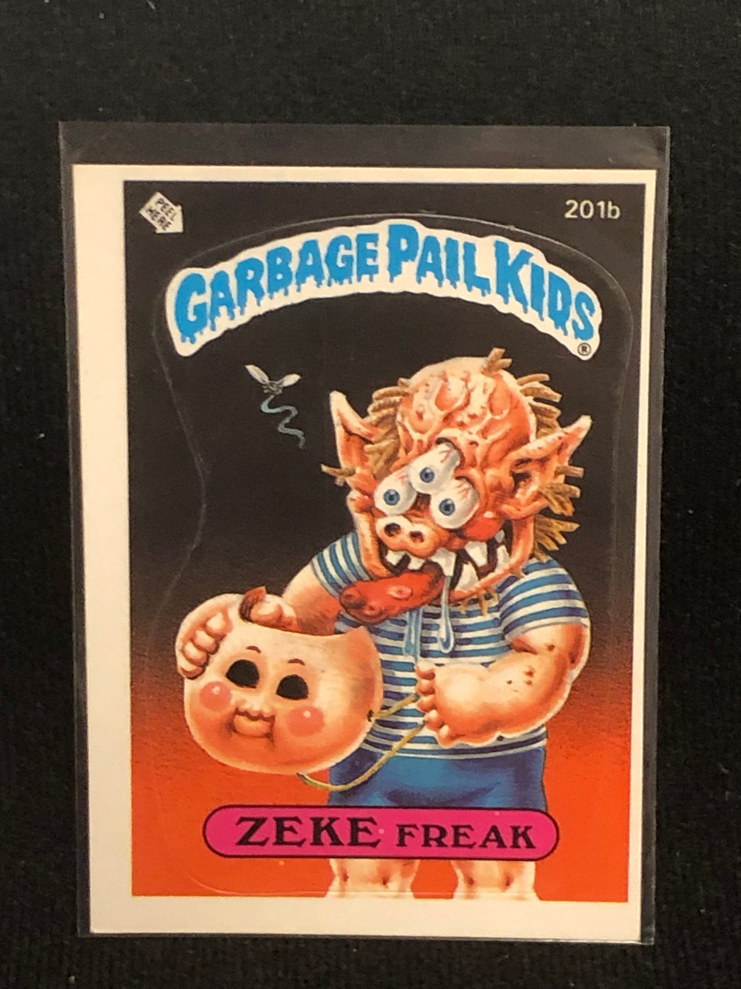 Garbage Pail Kids Original Series 5 (os5) 201b Zeke Freak