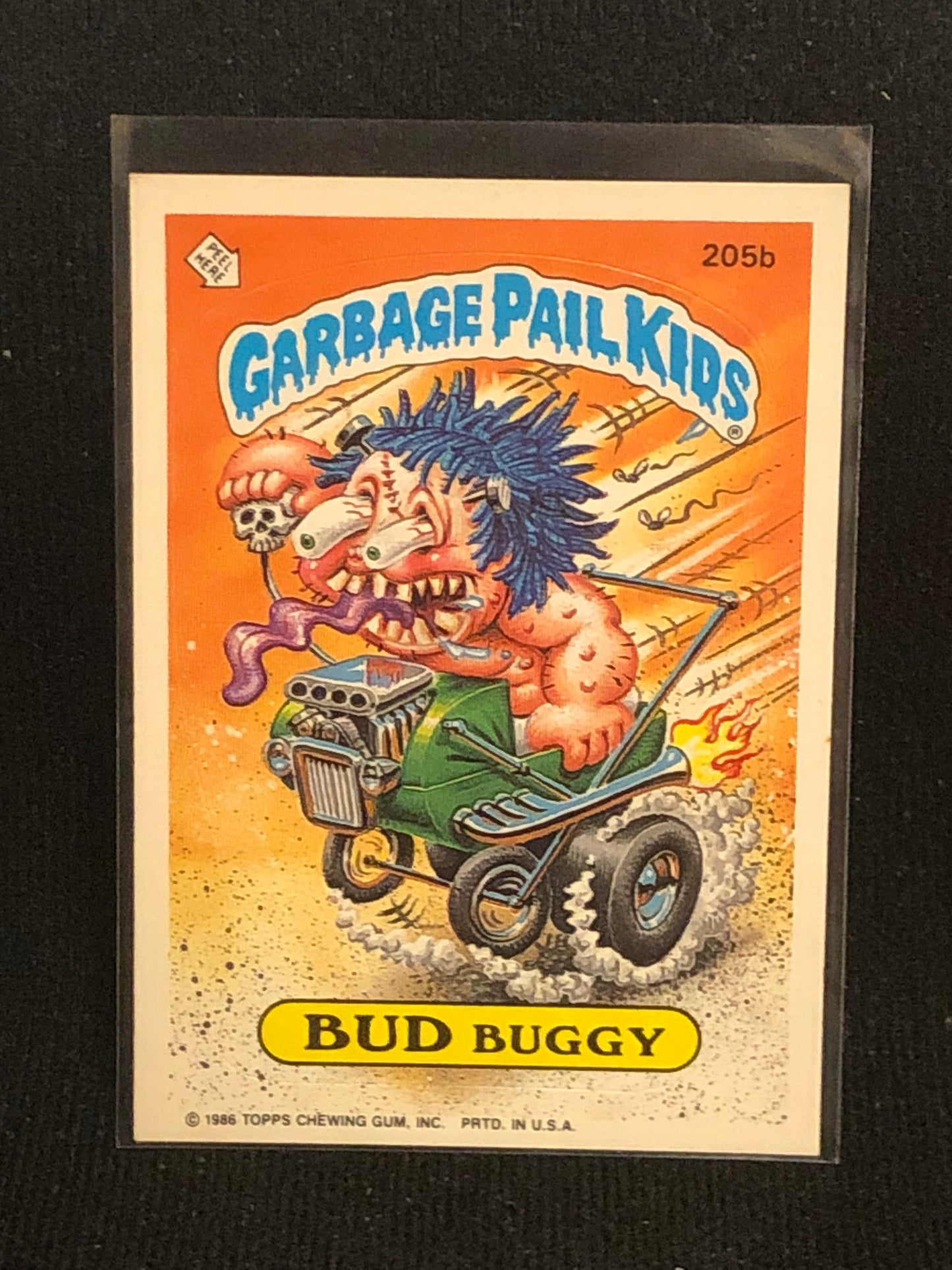 Garbage Pail Kids Original Series 5 (os5) 205b Bud Buggy