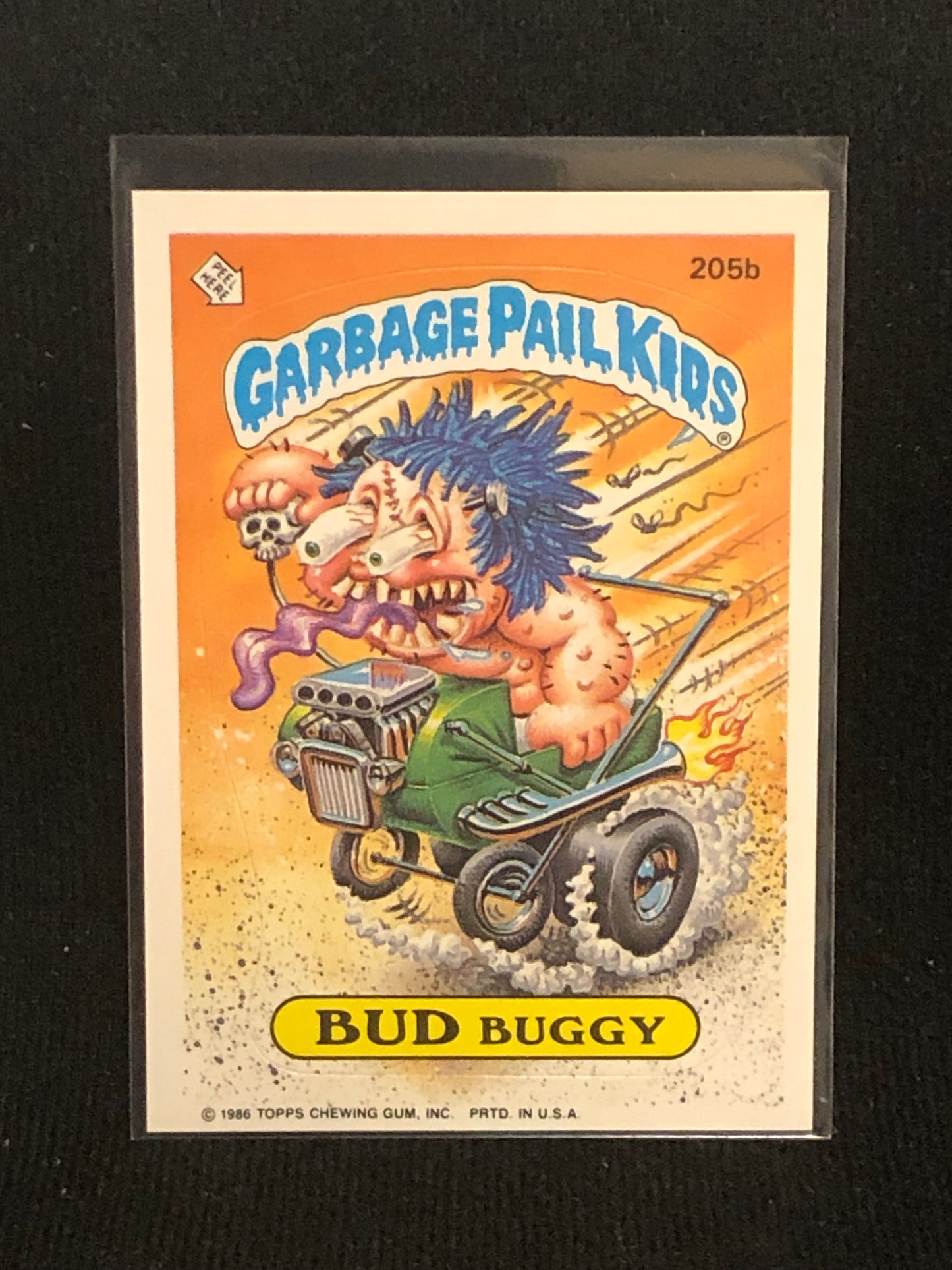 Garbage Pail Kids Original Series 5 (os5) 205b Bud Buggy