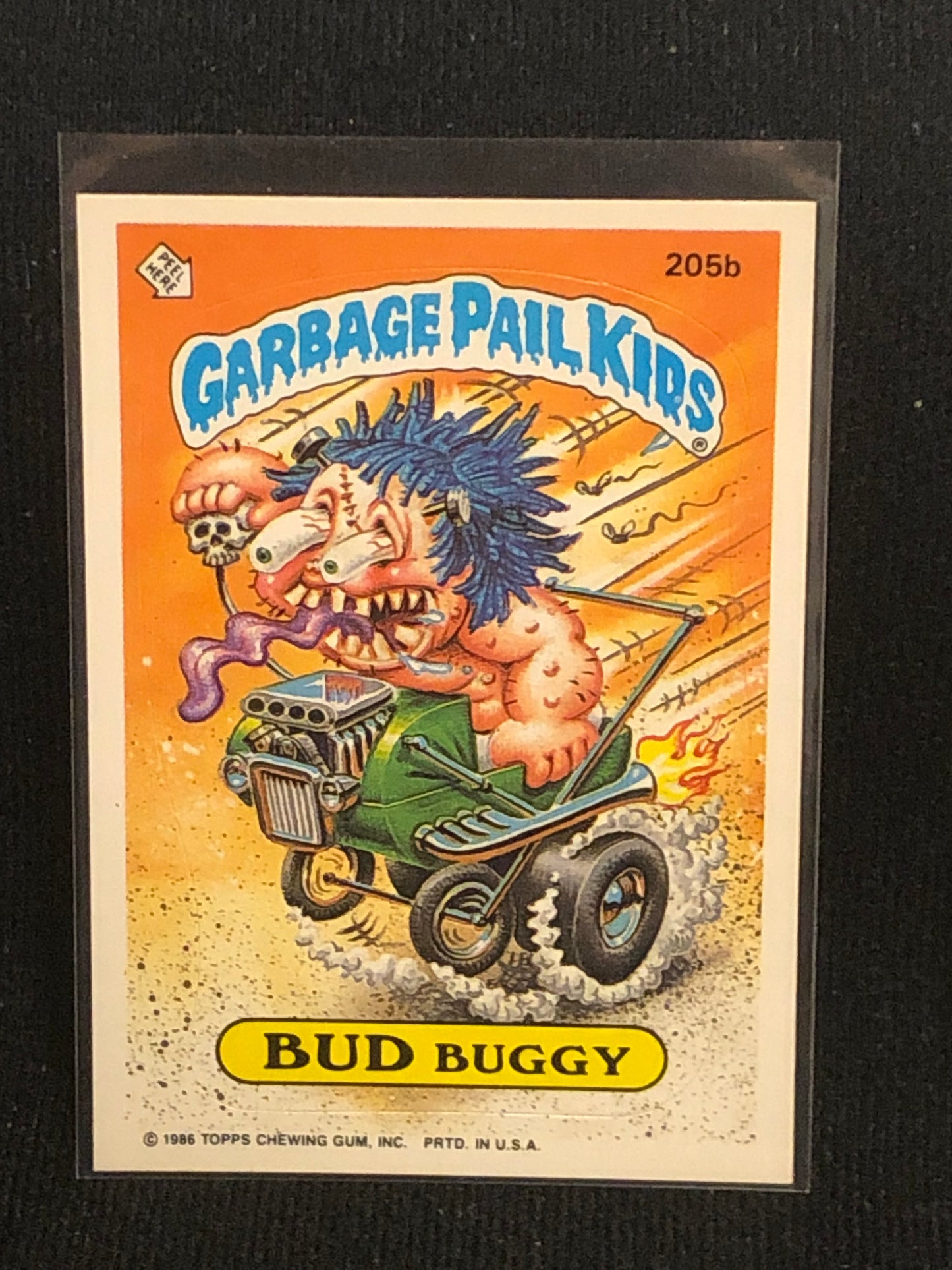 Garbage Pail Kids Original Series 5 (os5) 205b Bud Buggy