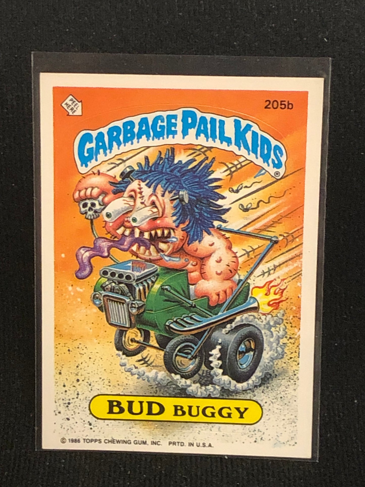 Garbage Pail Kids Original Series 5 (os5) 205b Bud Buggy