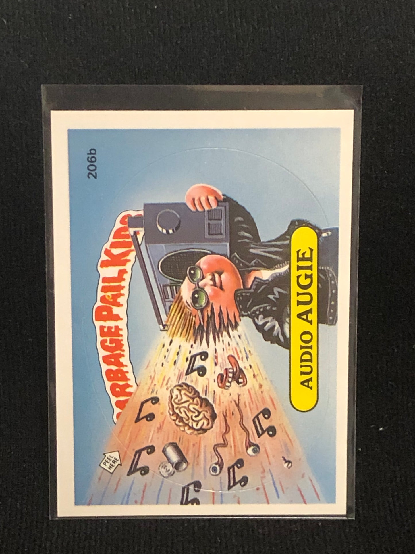 Garbage Pail Kids Original Series 5 (os5) 206b Audio Augie