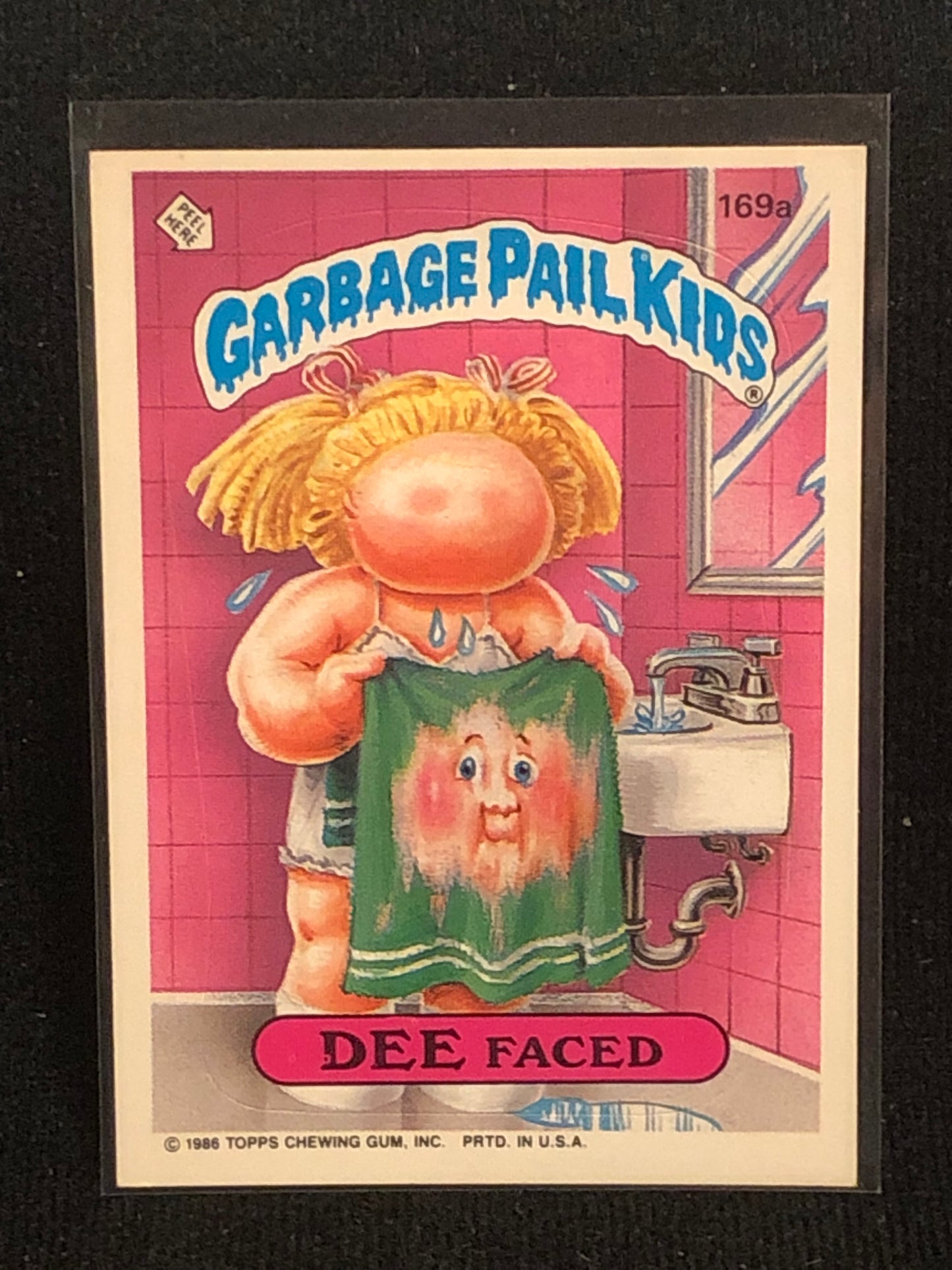 Garbage Pail Kids Original Series 5 (os5) 169a Dee Faced