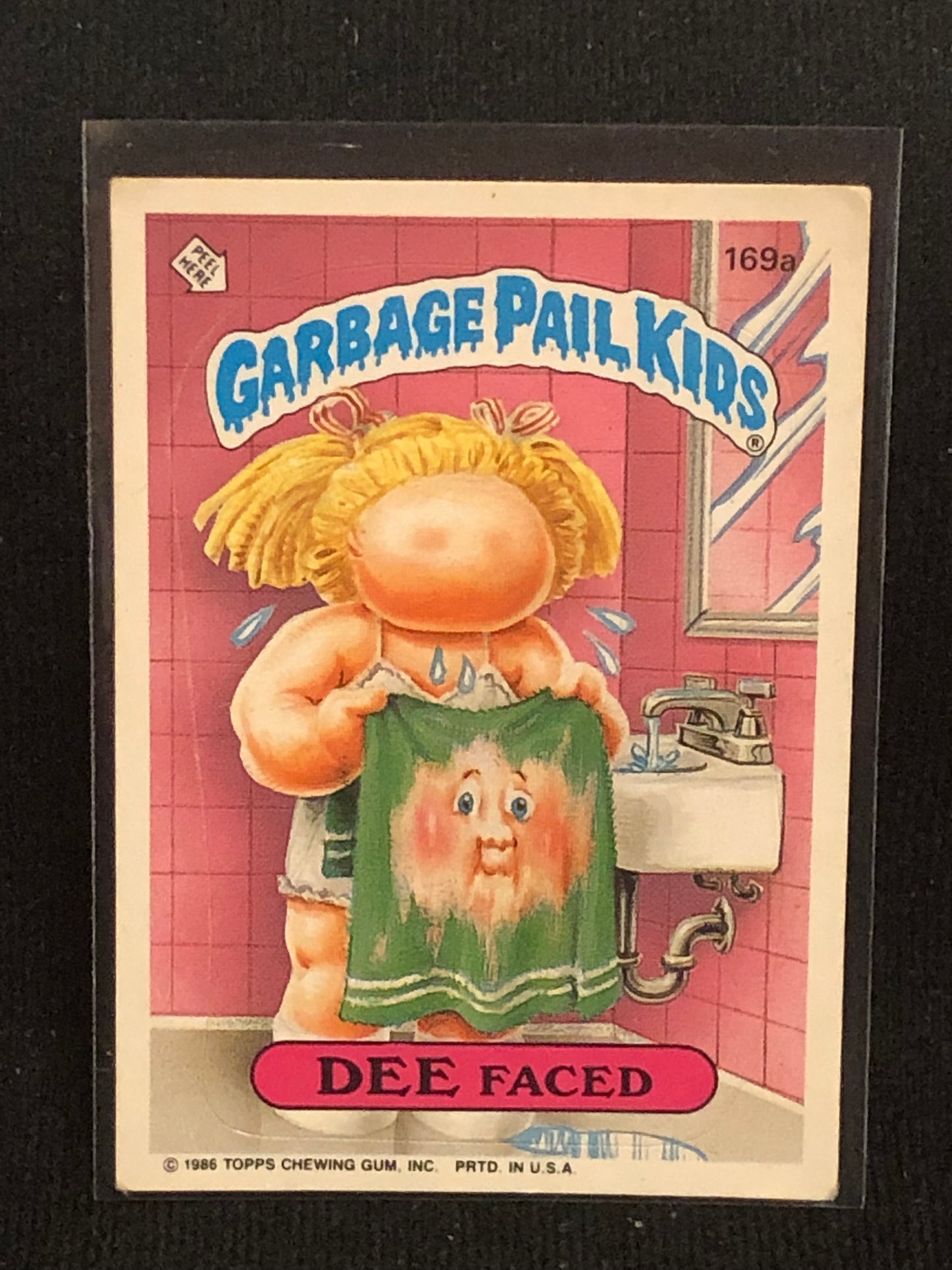 Garbage Pail Kids Original Series 5 (os5) 169a Dee Faced