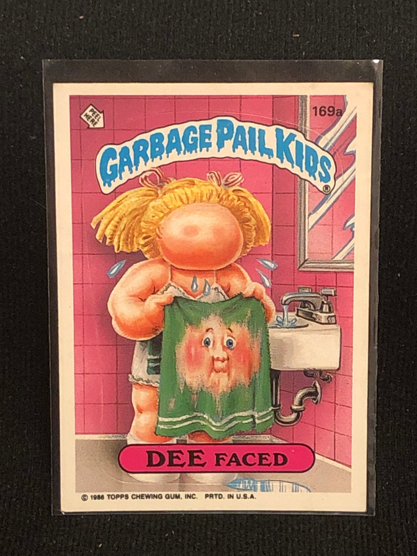 Garbage Pail Kids Original Series 5 (os5) 169a Dee Faced