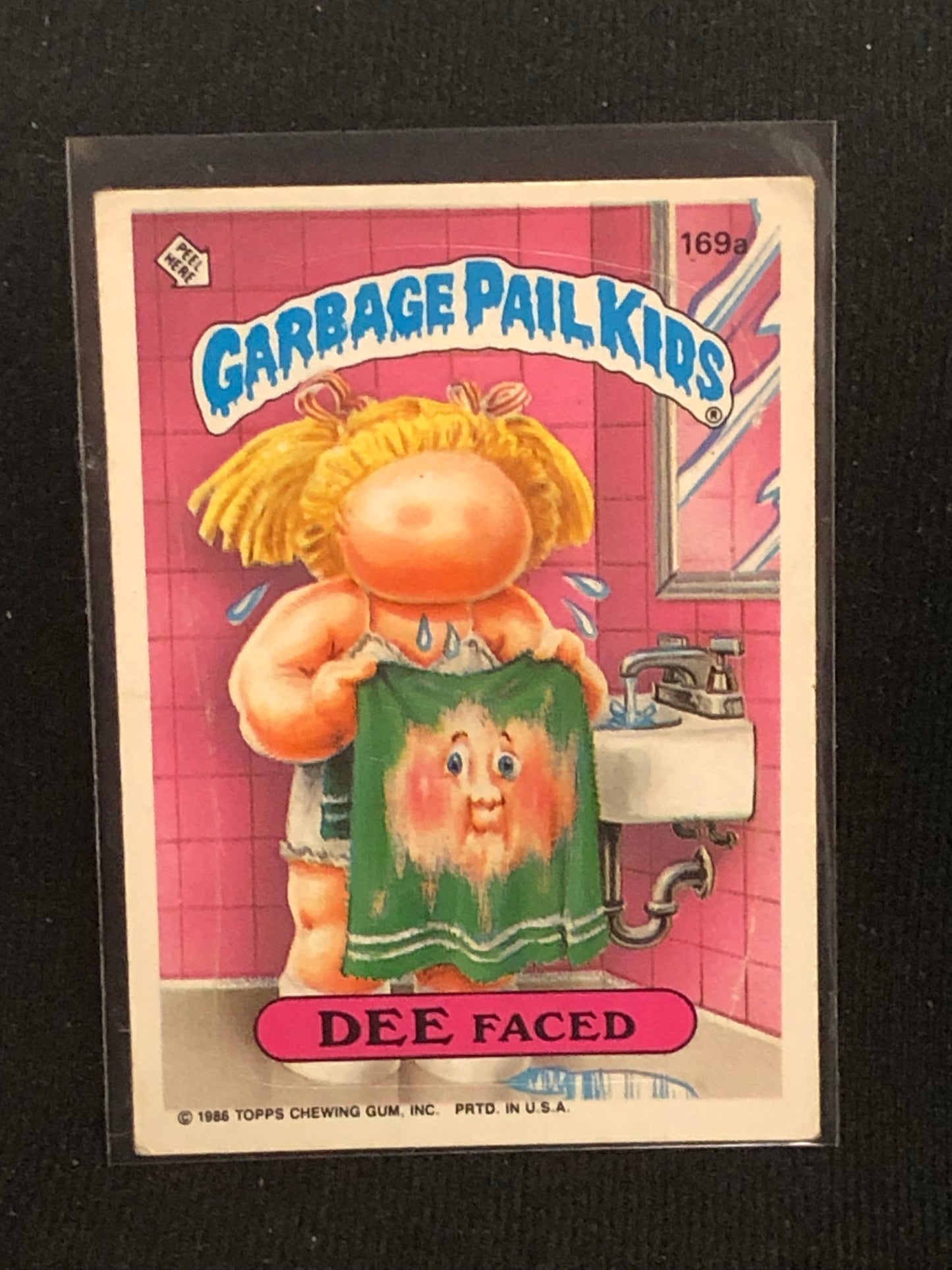 Garbage Pail Kids Original Series 5 (os5) 169a Dee Faced