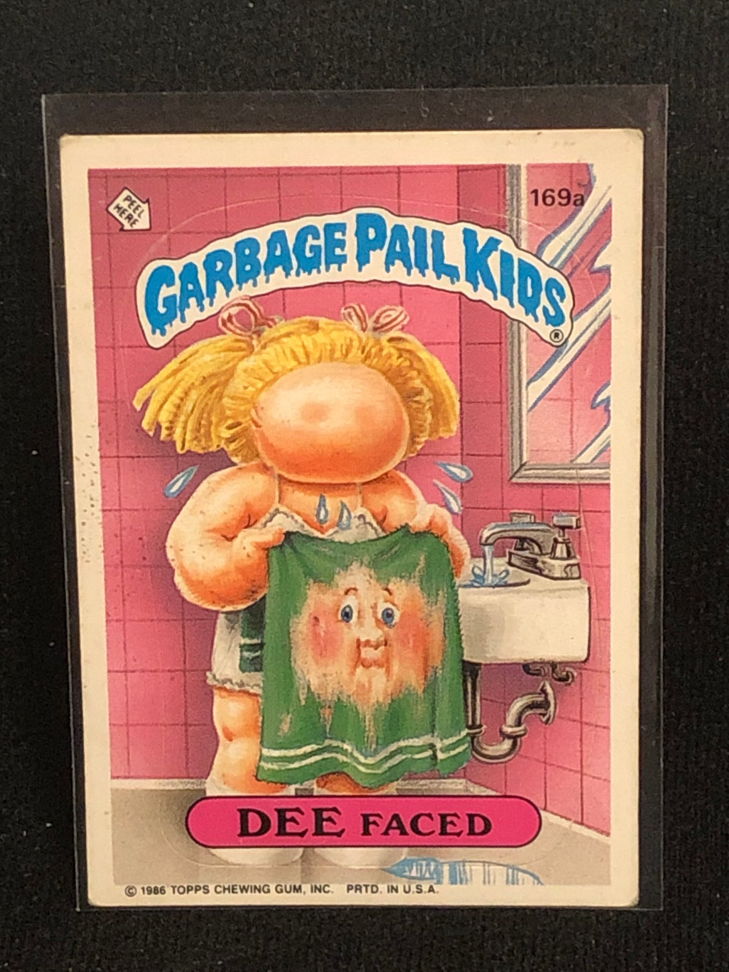 Garbage Pail Kids Original Series 5 (os5) 169a Dee Faced