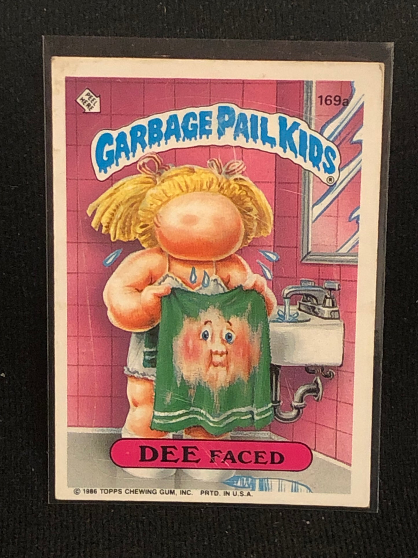 Garbage Pail Kids Original Series 5 (os5) 169a Dee Faced