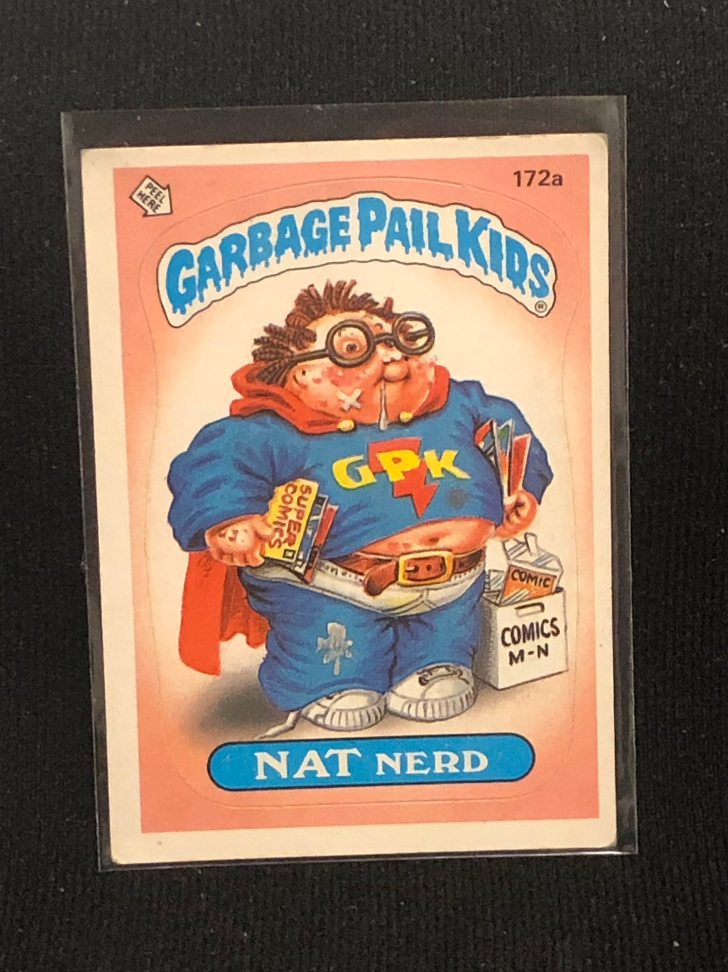 Garbage Pail Kids Original Series 5 (os5) 172a Nat Nerd