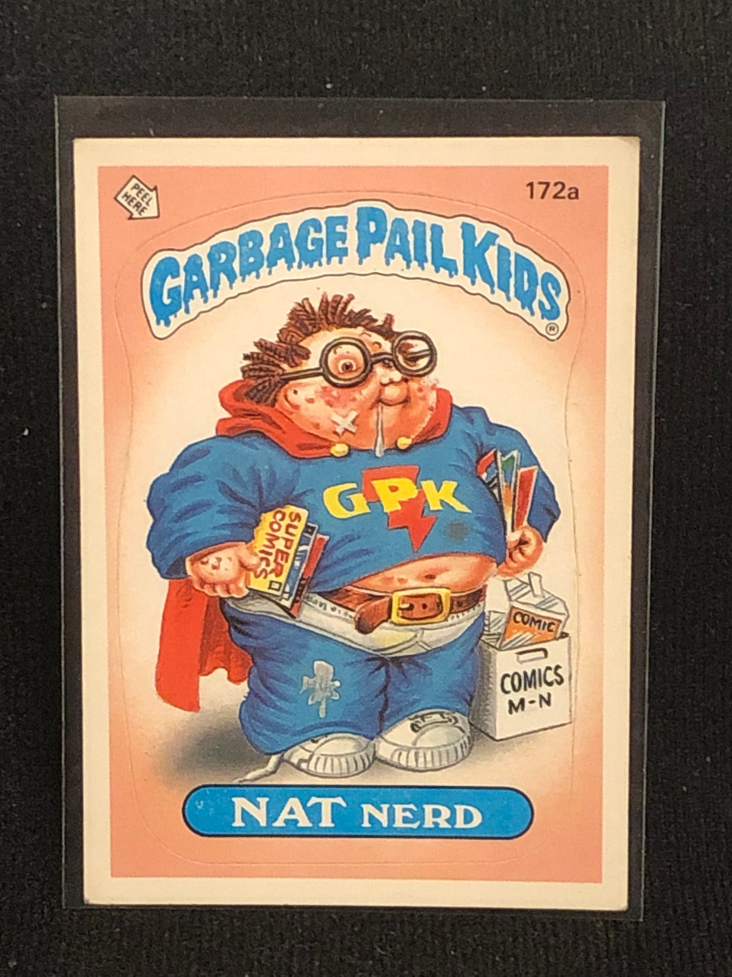 Garbage Pail Kids Original Series 5 (os5) 172a Nat Nerd