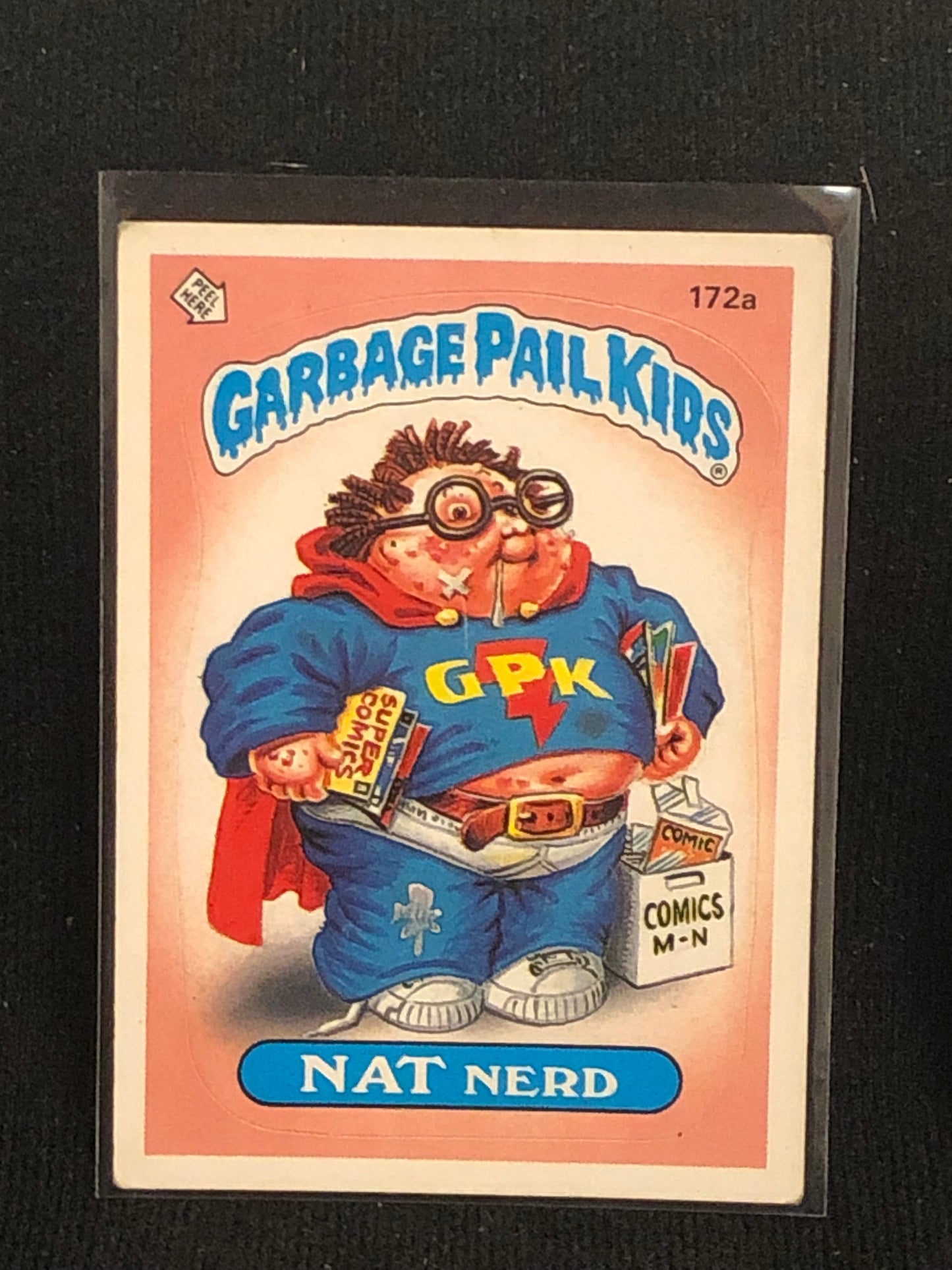 Garbage Pail Kids Original Series 5 (os5) 172a Nat Nerd