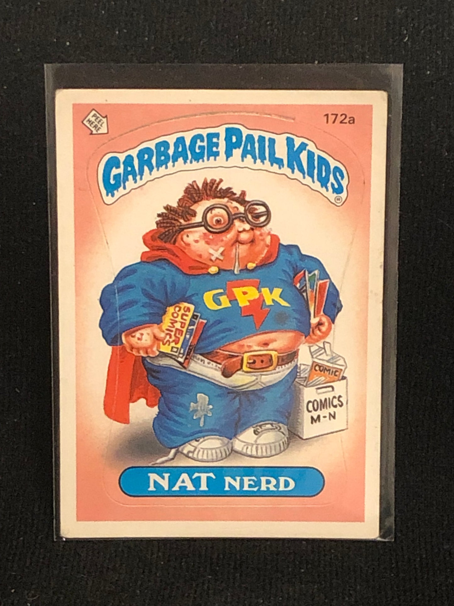 Garbage Pail Kids Original Series 5 (os5) 172a Nat Nerd