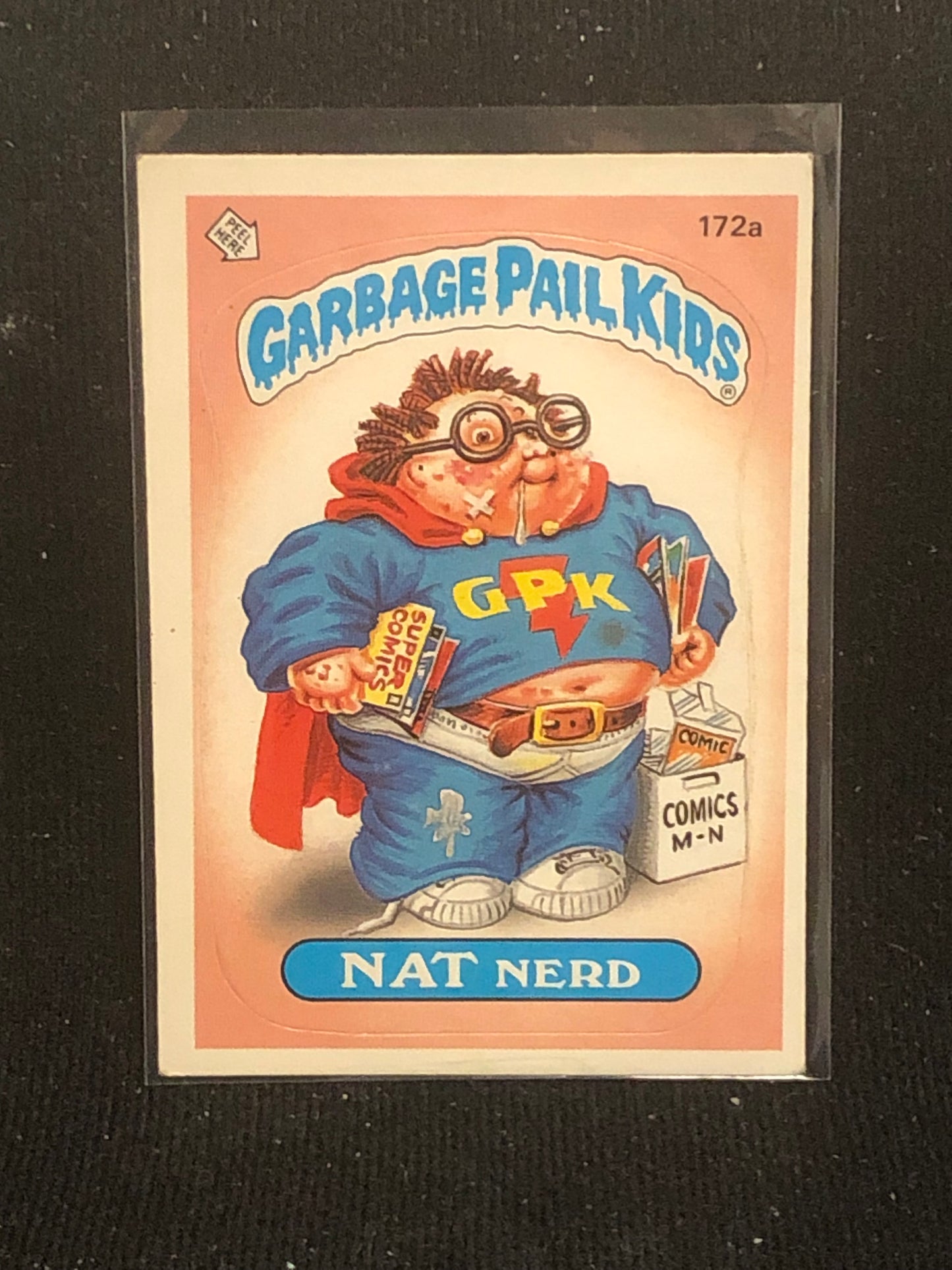 Garbage Pail Kids Original Series 5 (os5) 172a Nat Nerd