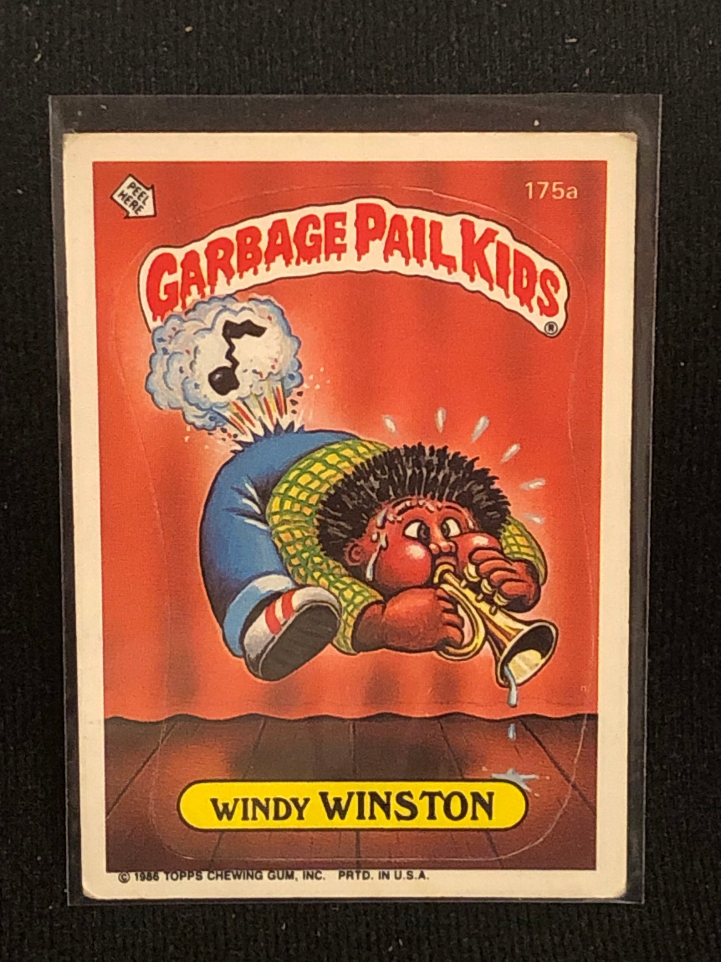 Garbage Pail Kids Original Series 5 (os5) 175a Windy Winston