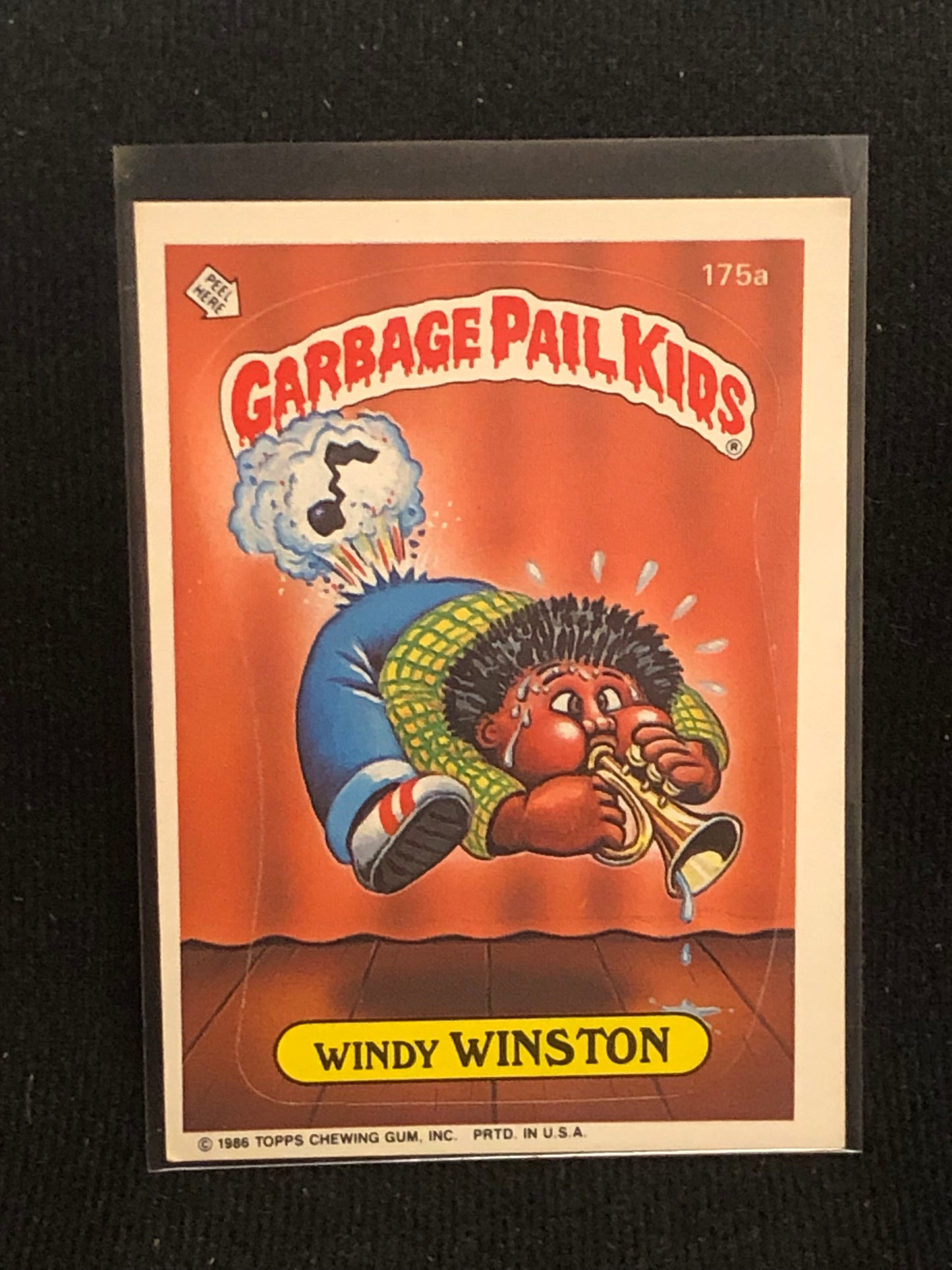 Garbage Pail Kids Original Series 5 (os5) 175a Windy Winston