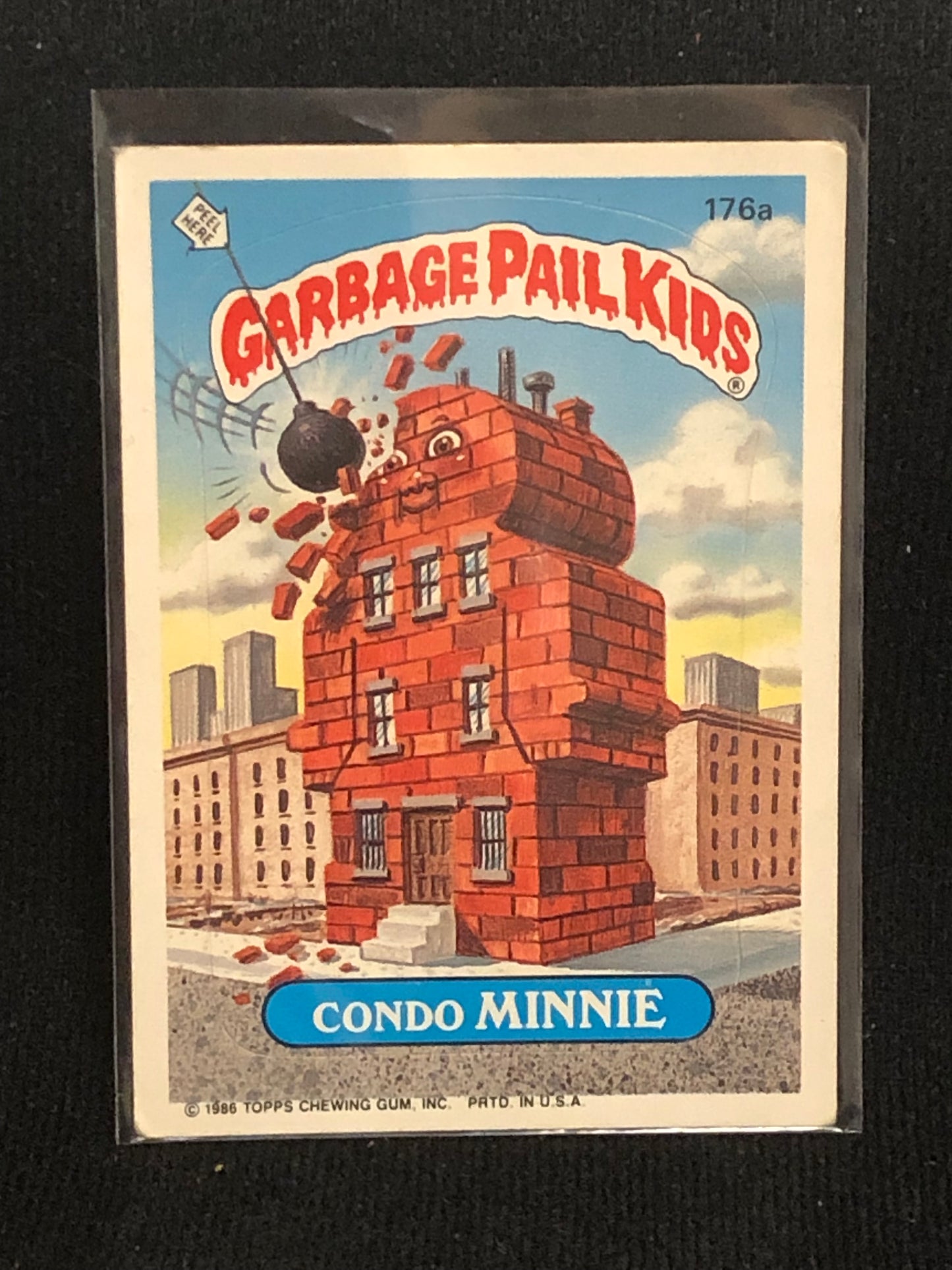 Garbage Pail Kids Original Series 5 (os5) 176a Condo Minnie