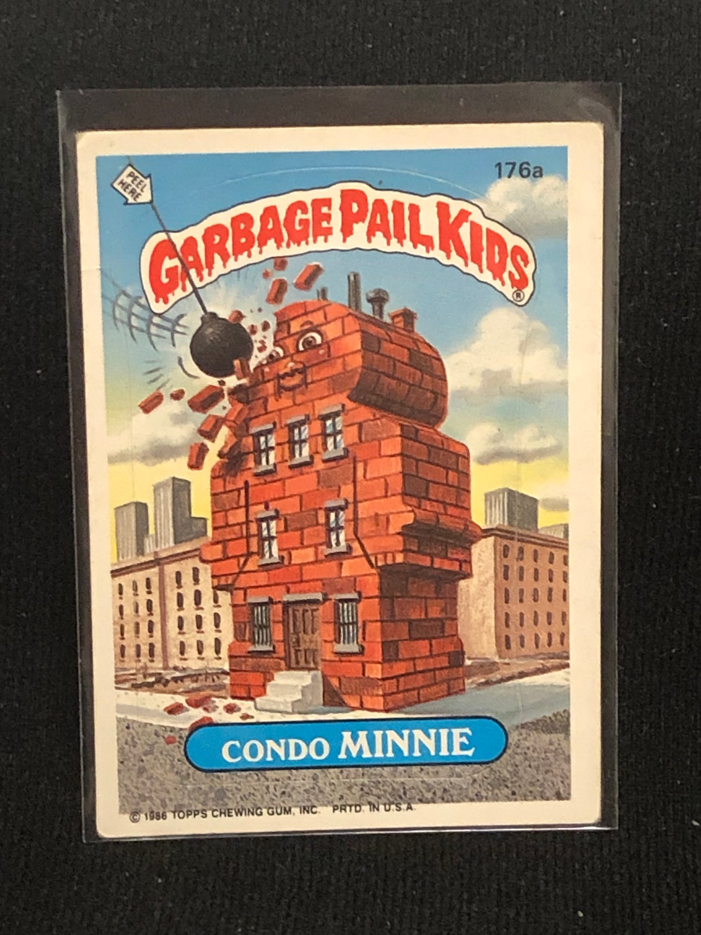 Garbage Pail Kids Original Series 5 (os5) 176a Condo Minnie