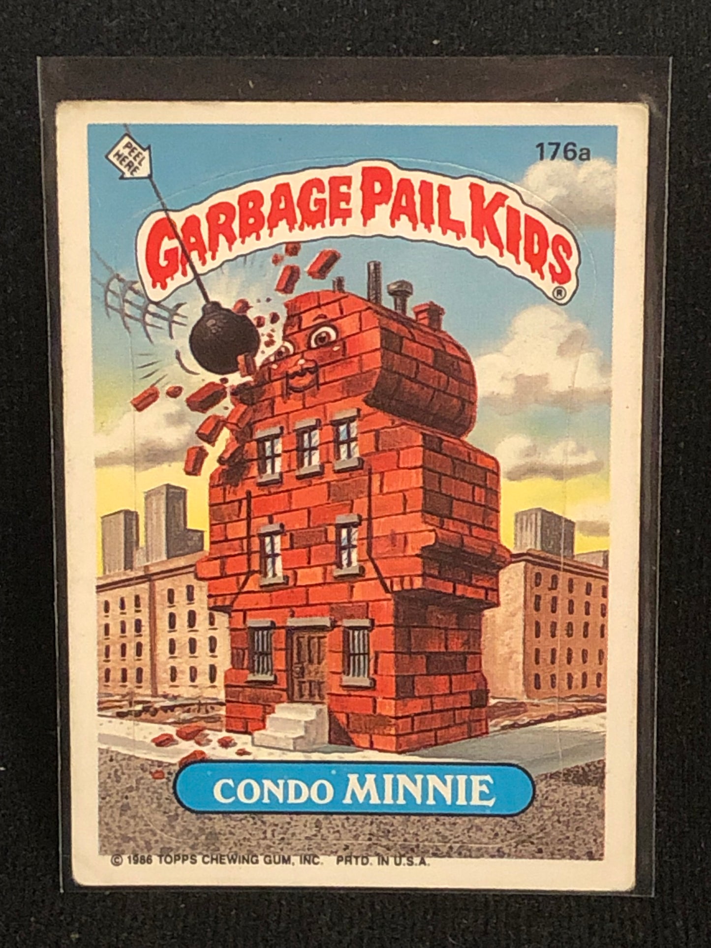 Garbage Pail Kids Original Series 5 (os5) 176a Condo Minnie