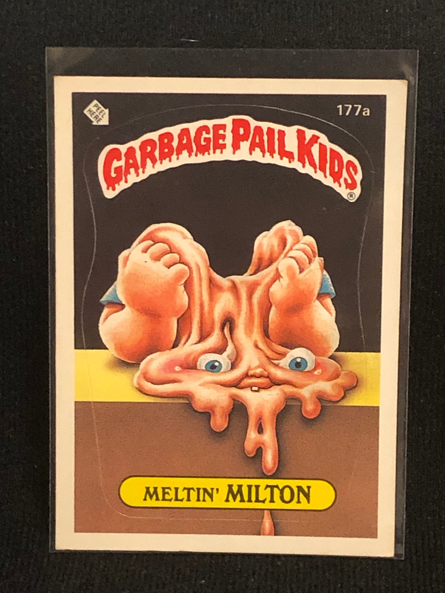 Garbage Pail Kids Original Series 5 (os5) 177a Meltin Milton