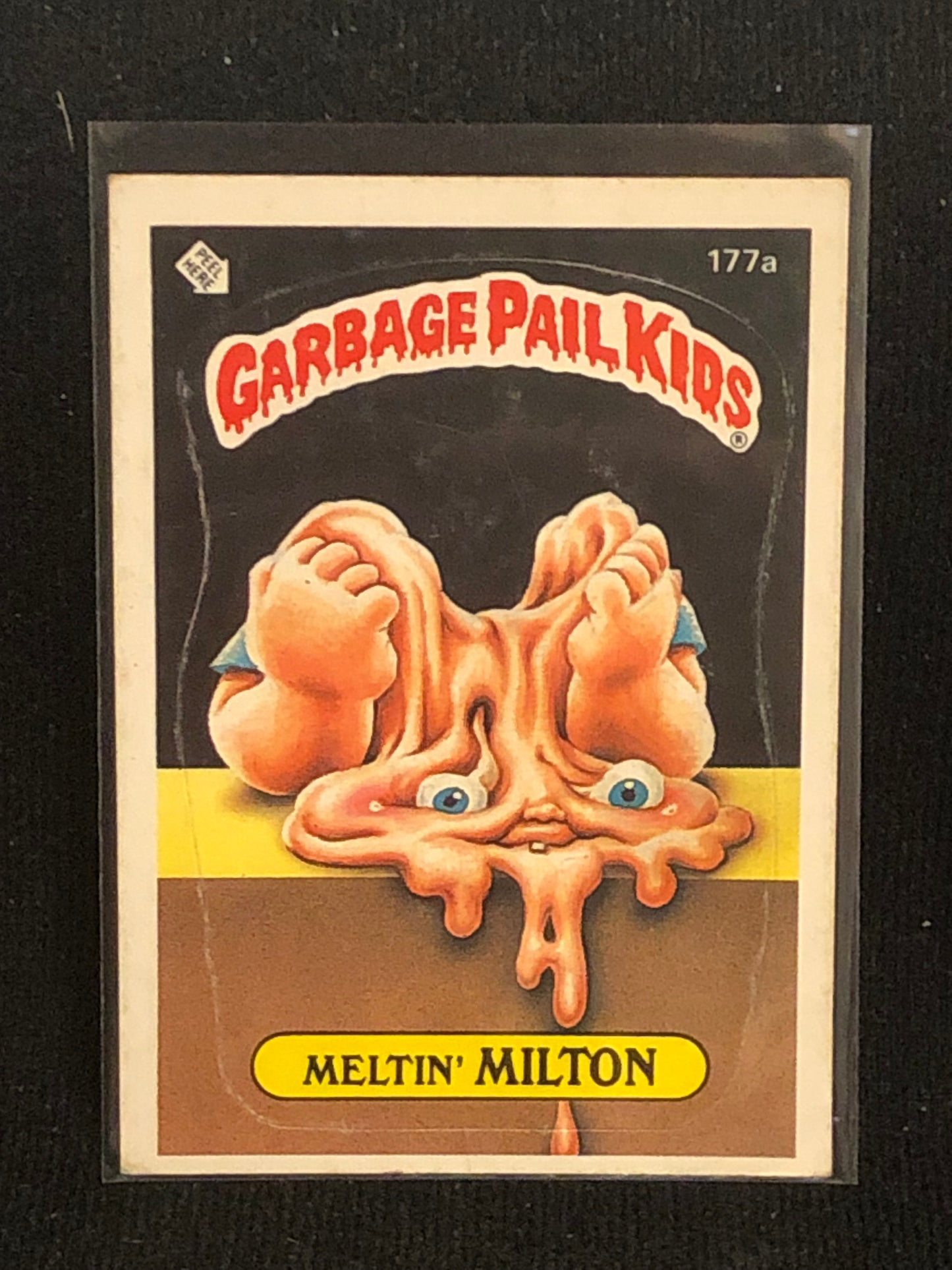 Garbage Pail Kids Original Series 5 (os5) 177a Meltin Milton