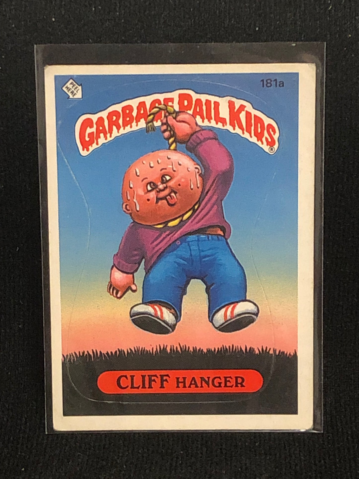 Garbage Pail Kids Original Series 5 (os5) 181a Cliff Hanger