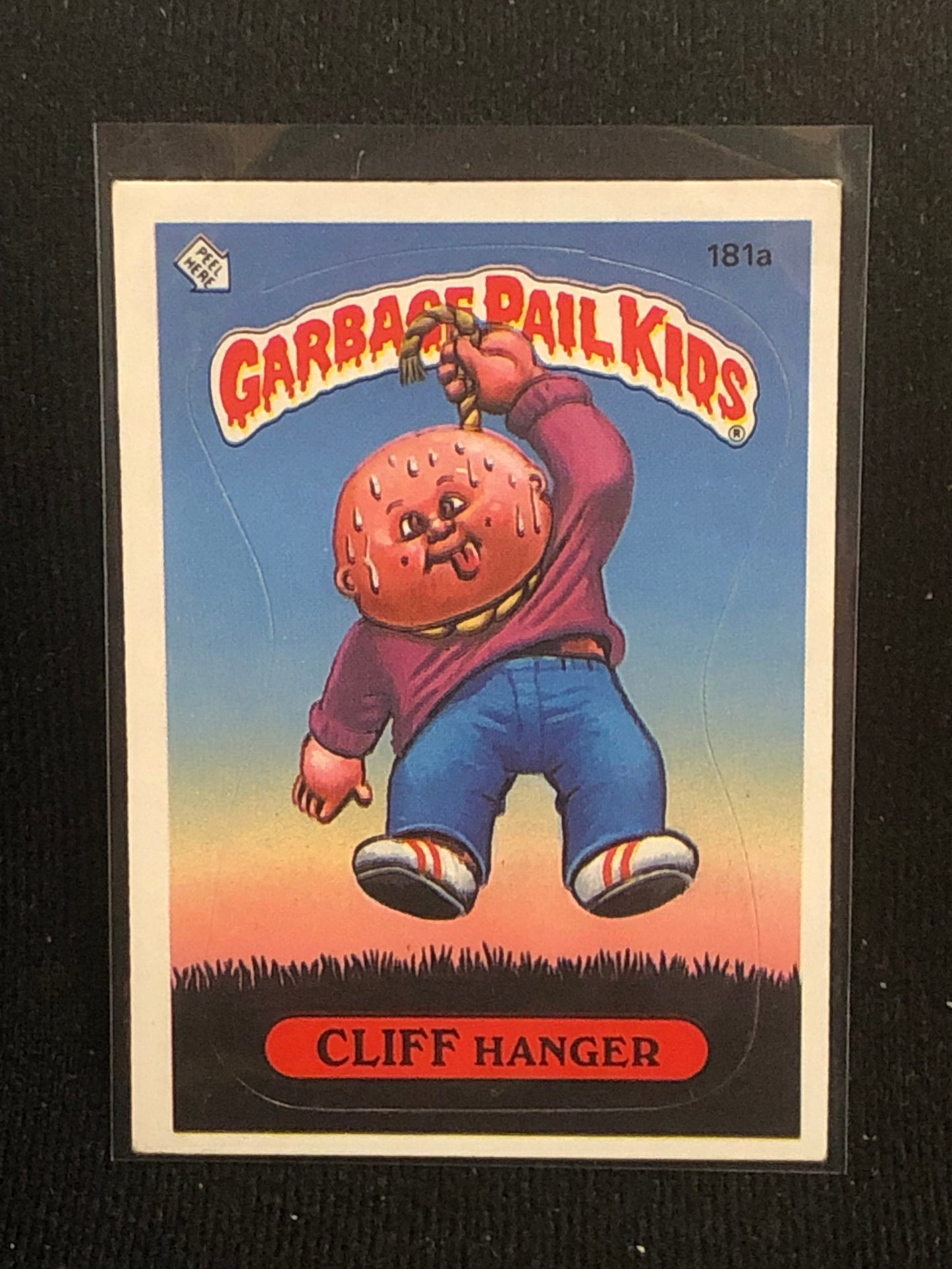 Garbage Pail Kids Original Series 5 (os5) 181a Cliff Hanger