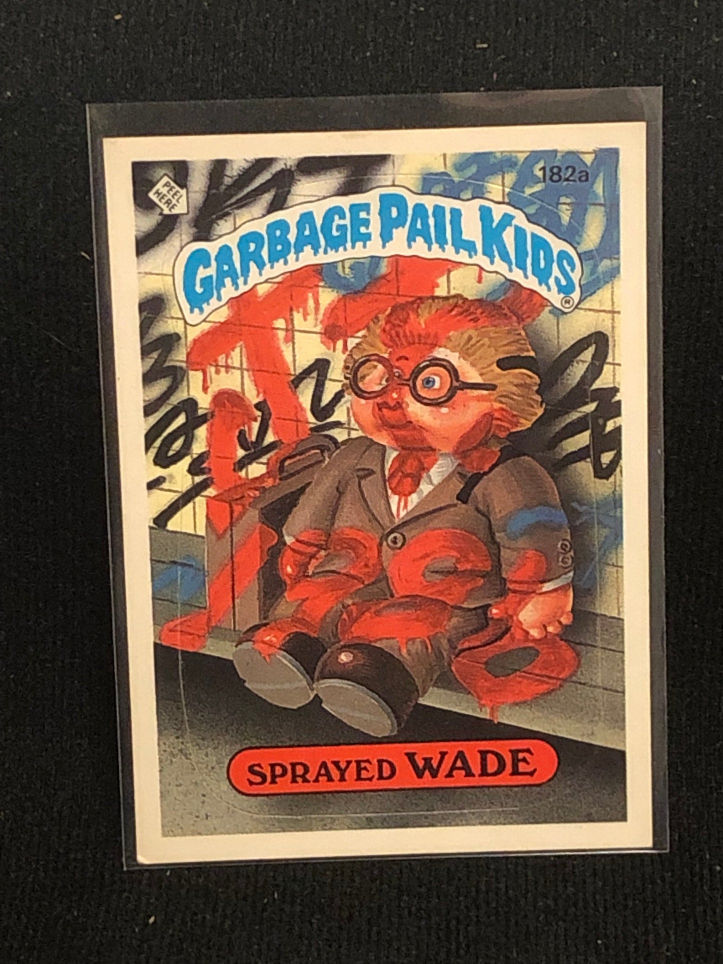 Garbage Pail Kids Original Series 5 (os5) 182a Sprayed Wade