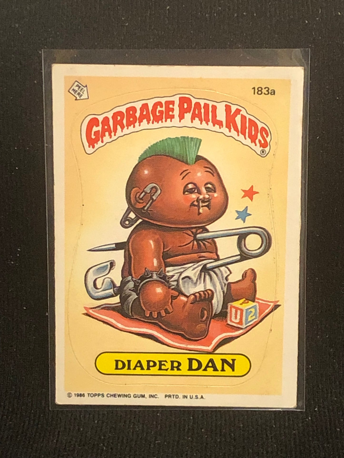 Garbage Pail Kids Original Series 5 (os5) 183a Diaper Dan