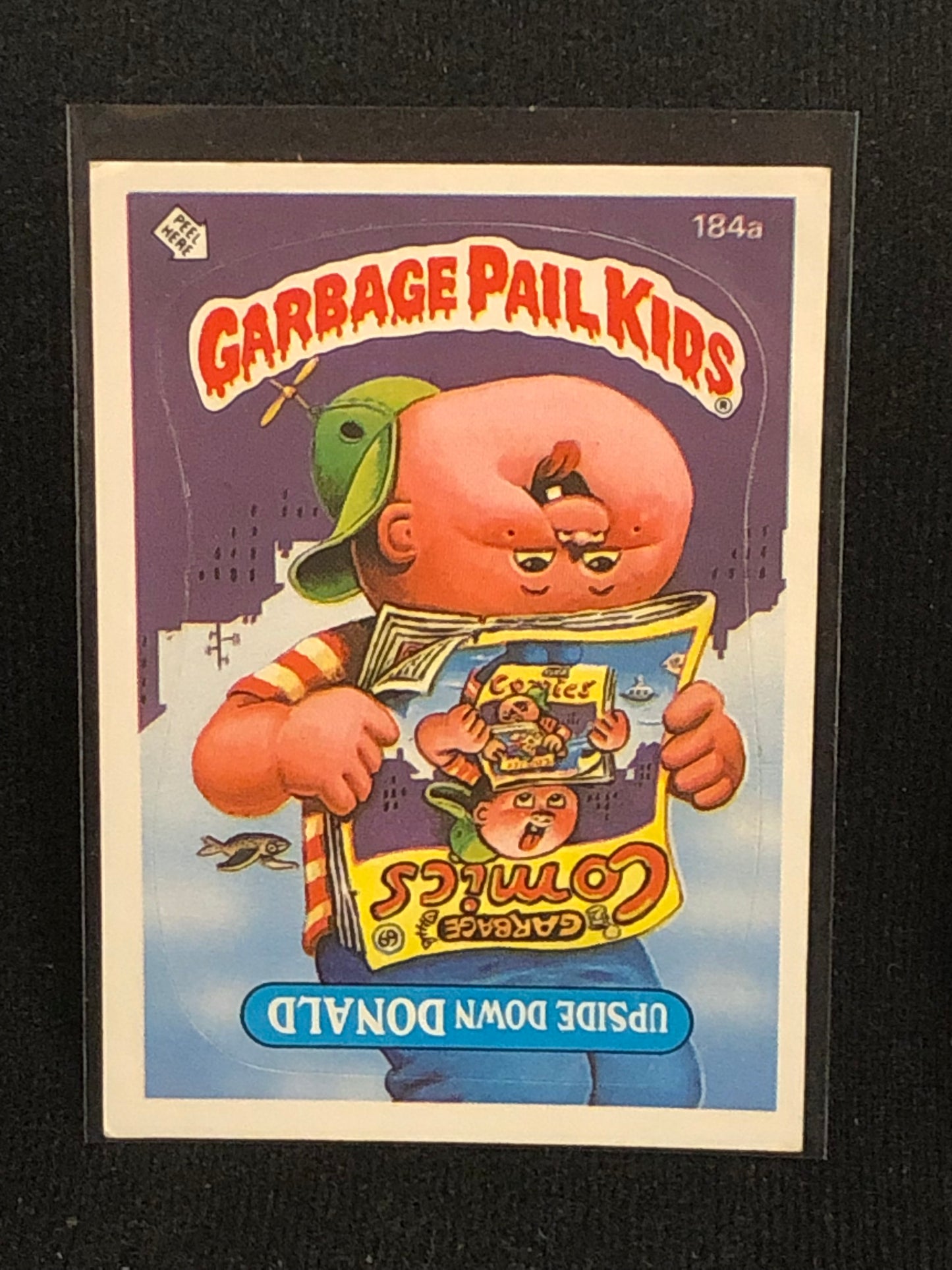 Garbage Pail Kids Original Series 5 (os5) 184a Upside Down Donald