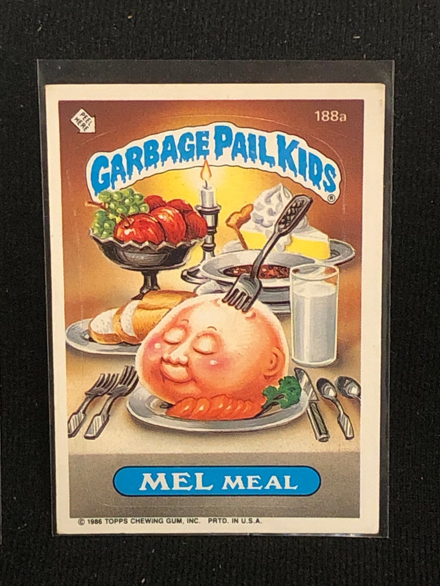 Garbage Pail Kids Original Series 5 (os5) 188a Mel Meal