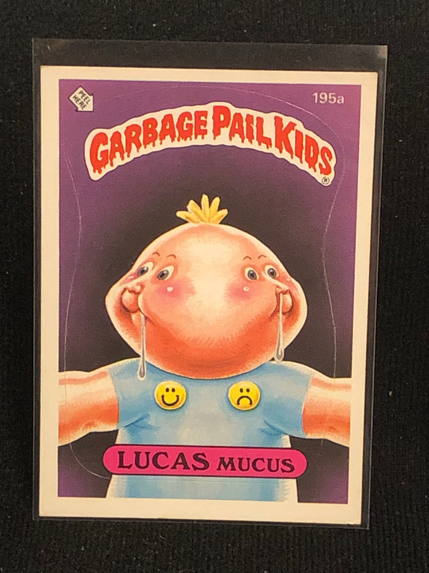 Garbage Pail Kids Original Series 5 (os5) 195a Lucas Mucus