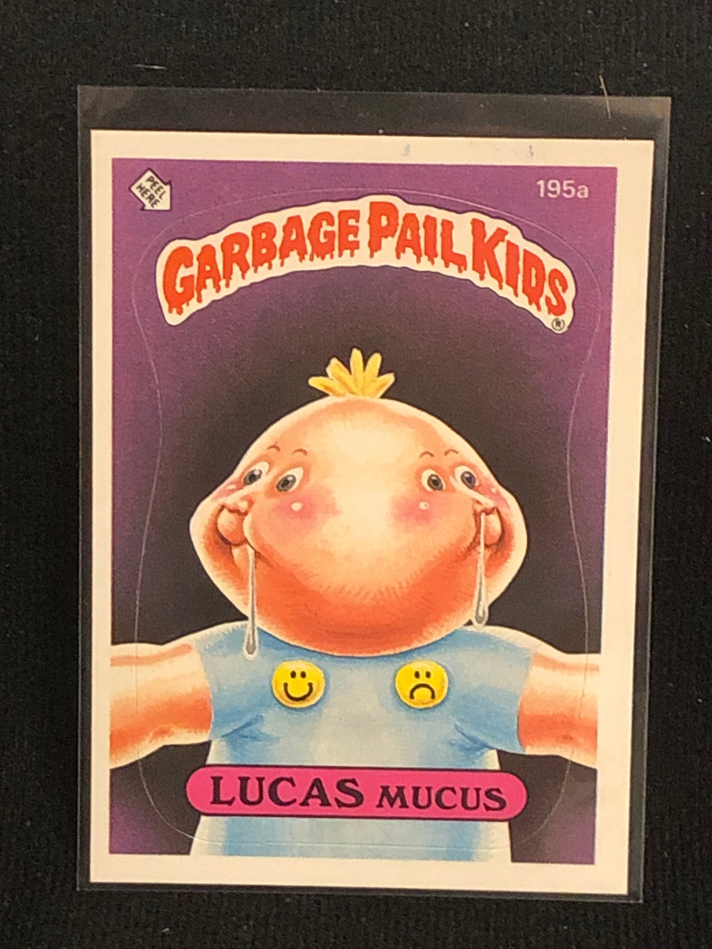 Garbage Pail Kids Original Series 5 (os5) 195a Lucas Mucus