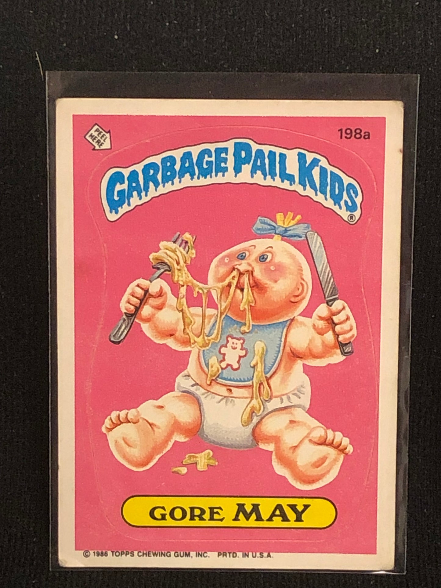 Garbage Pail Kids Original Series 5 (os5) 198a Gore May