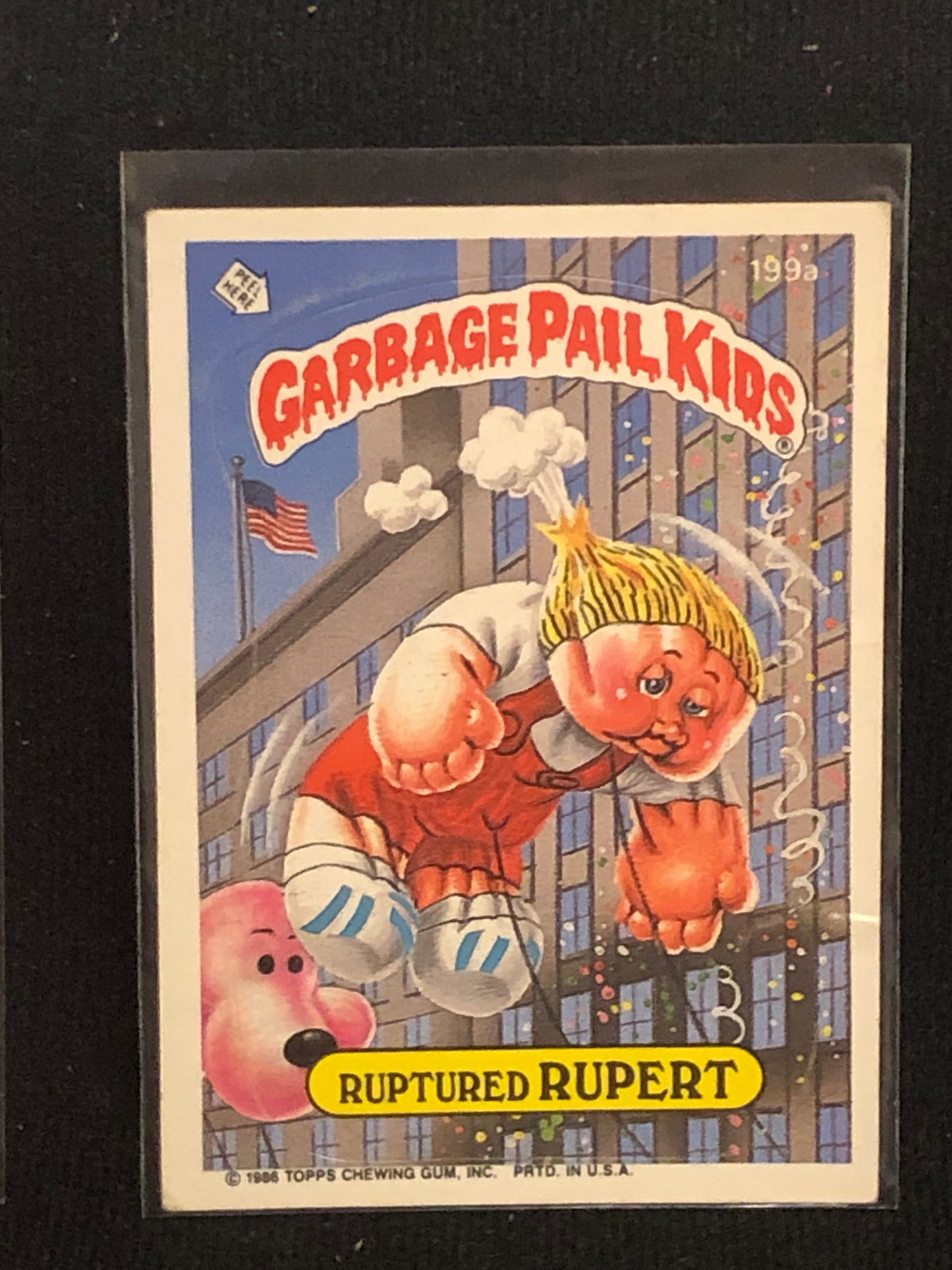 Garbage Pail Kids Original Series 5 (os5) 199a Ruptured Rupert