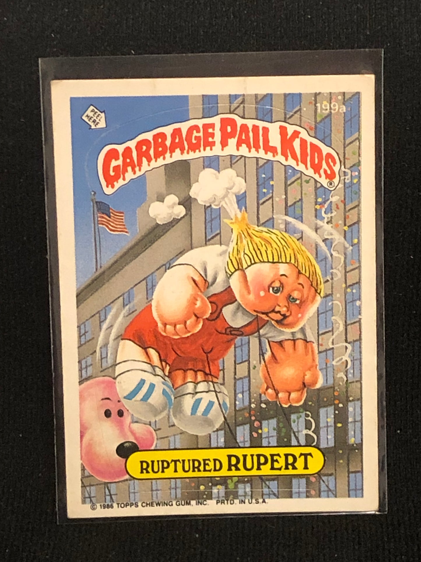 Garbage Pail Kids Original Series 5 (os5) 199a Ruptured Rupert