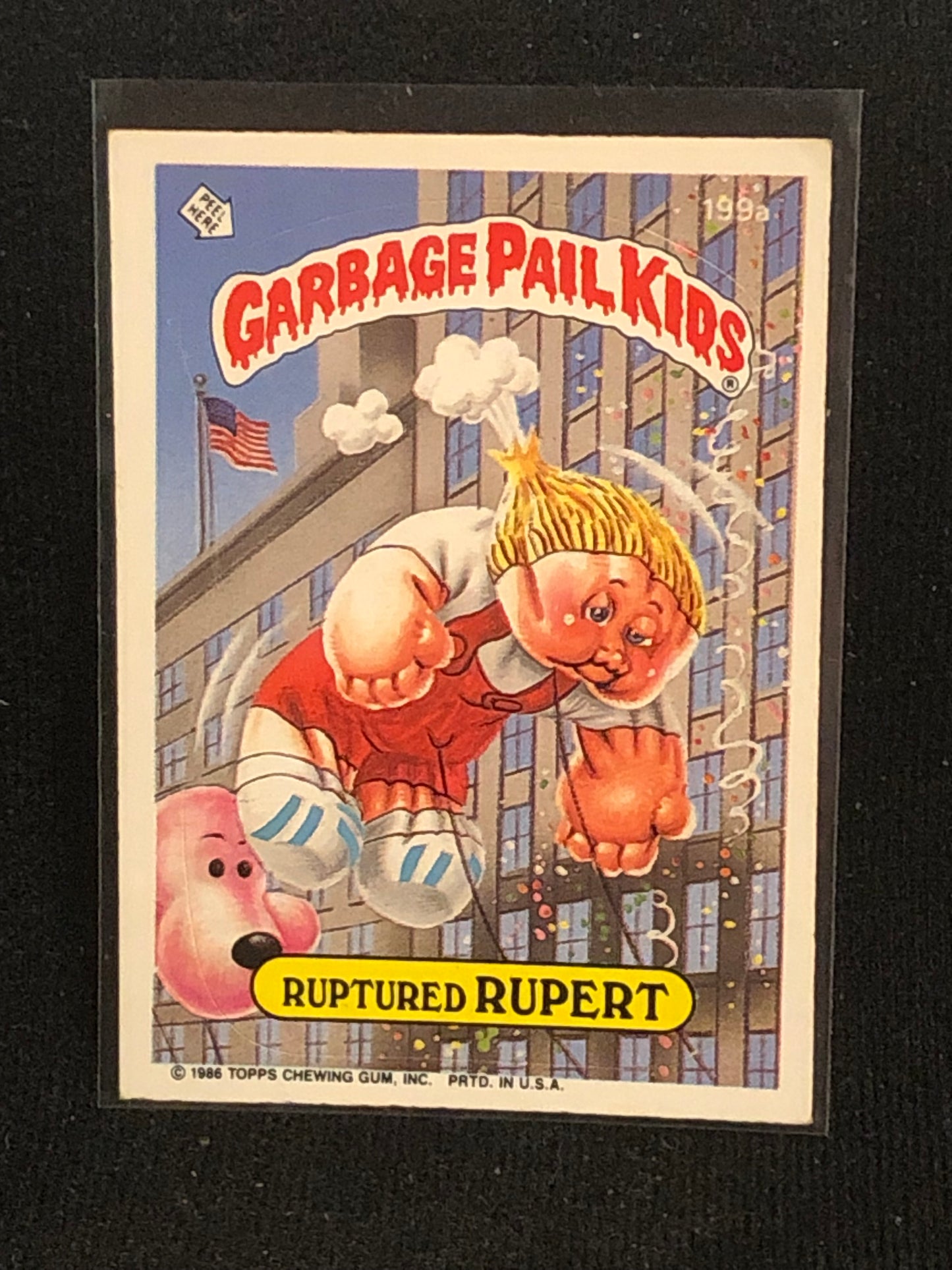 Garbage Pail Kids Original Series 5 (os5) 199a Ruptured Rupert